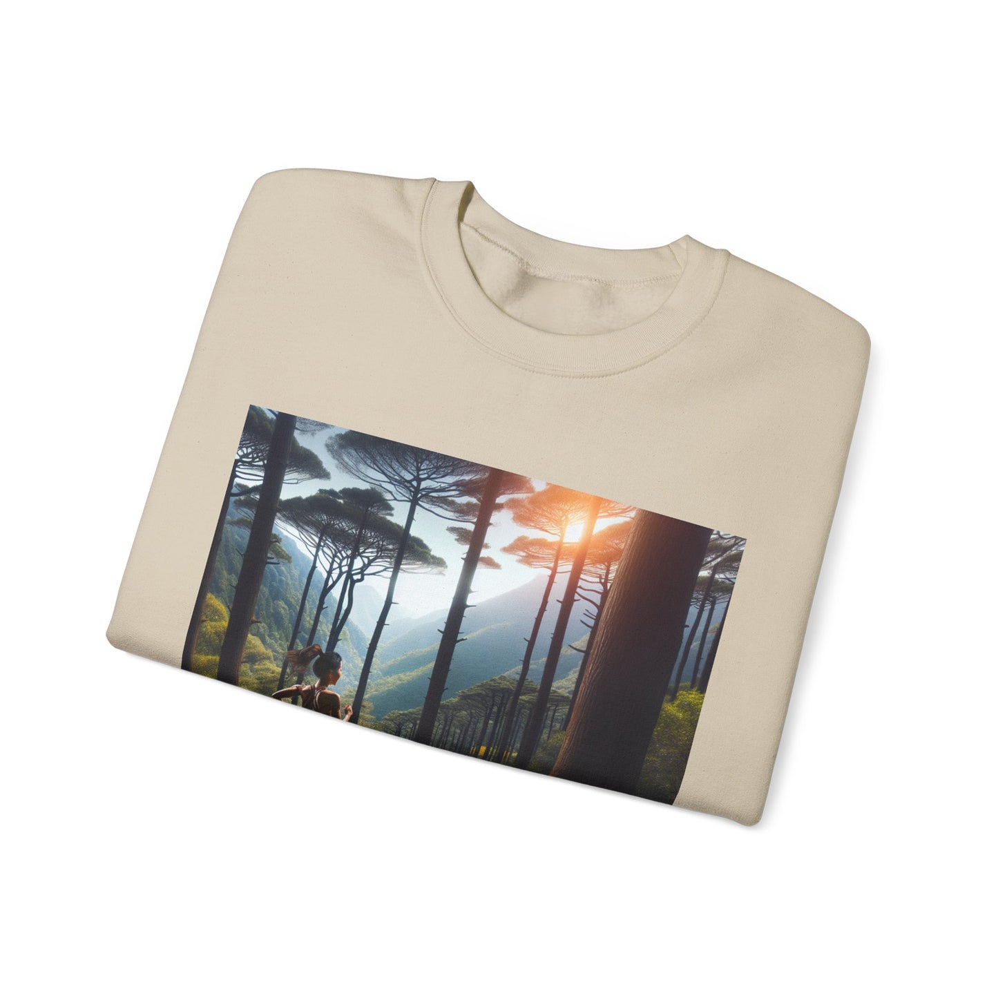 Nature-Inspired Unisex Crewneck Sweatshirt