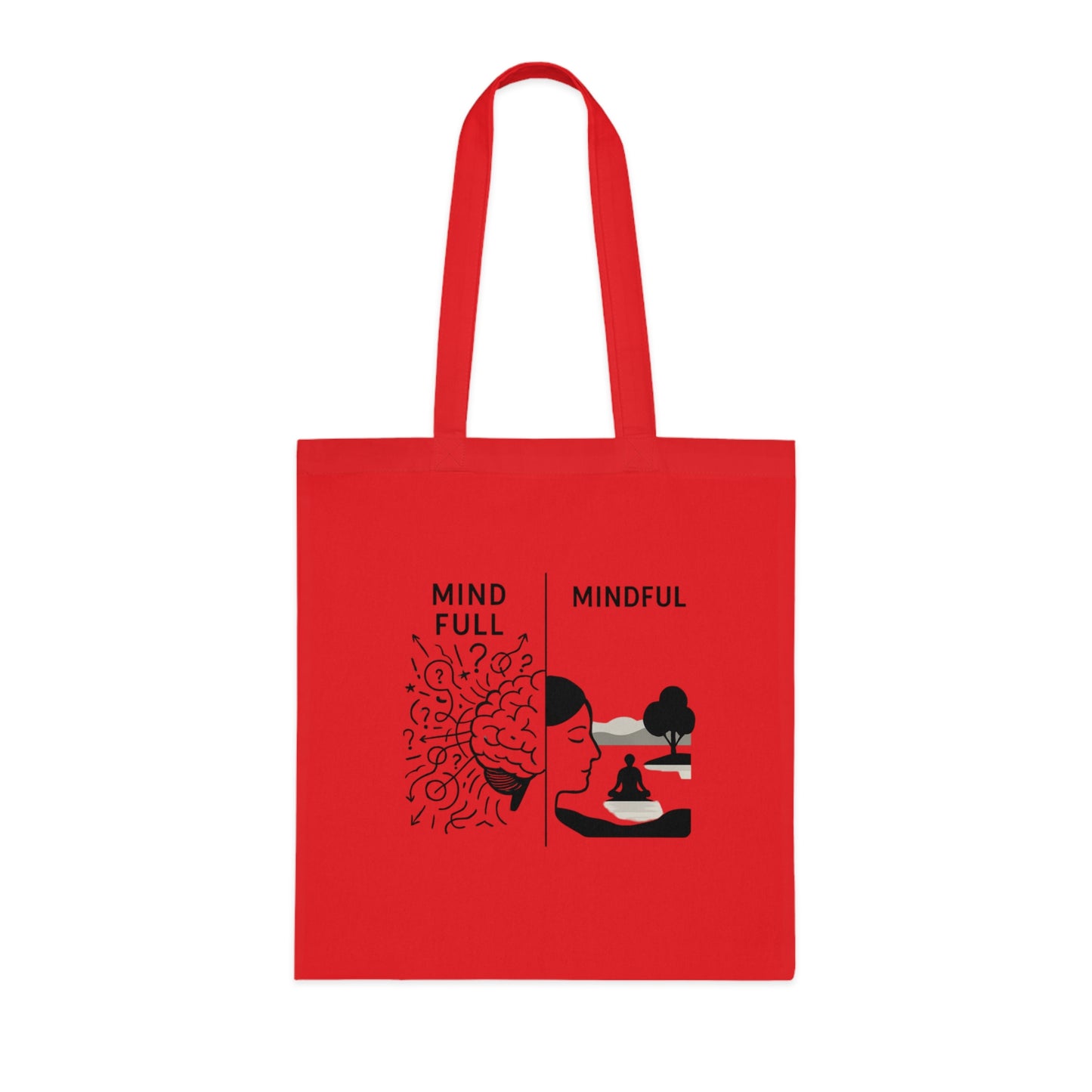 Mind Full Mindful Cotton Tote Bag