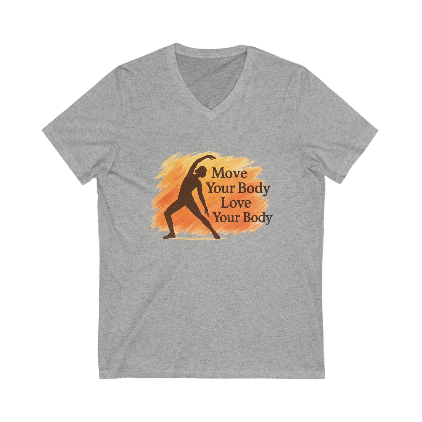 Move Your Body V-Neck T-Shirt