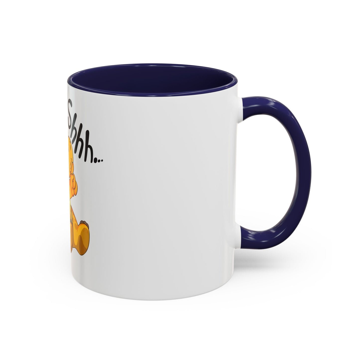 Adorable cartoon Shhh... Dinosaur Accent Coffee Mug