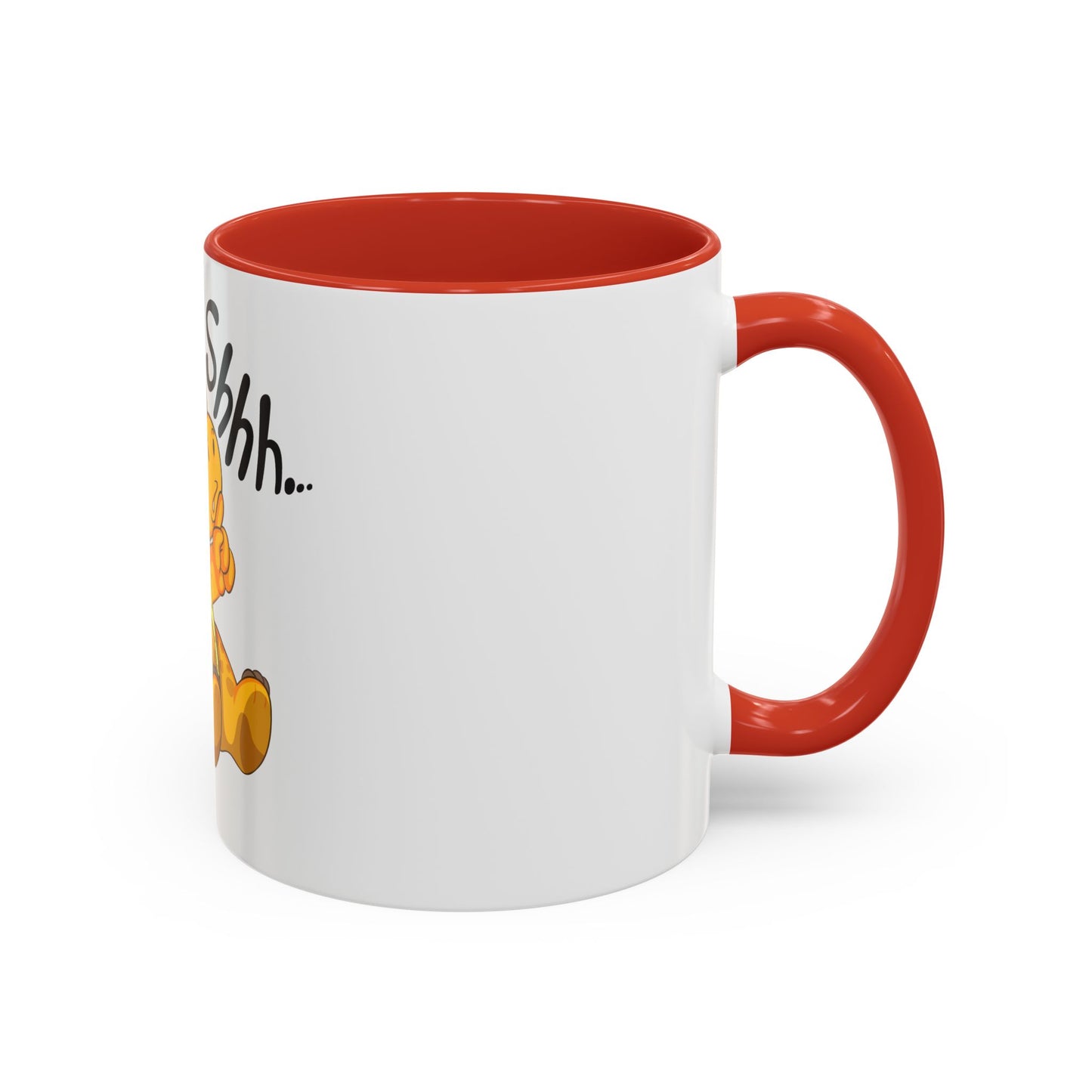 Adorable cartoon Shhh... Dinosaur Accent Coffee Mug