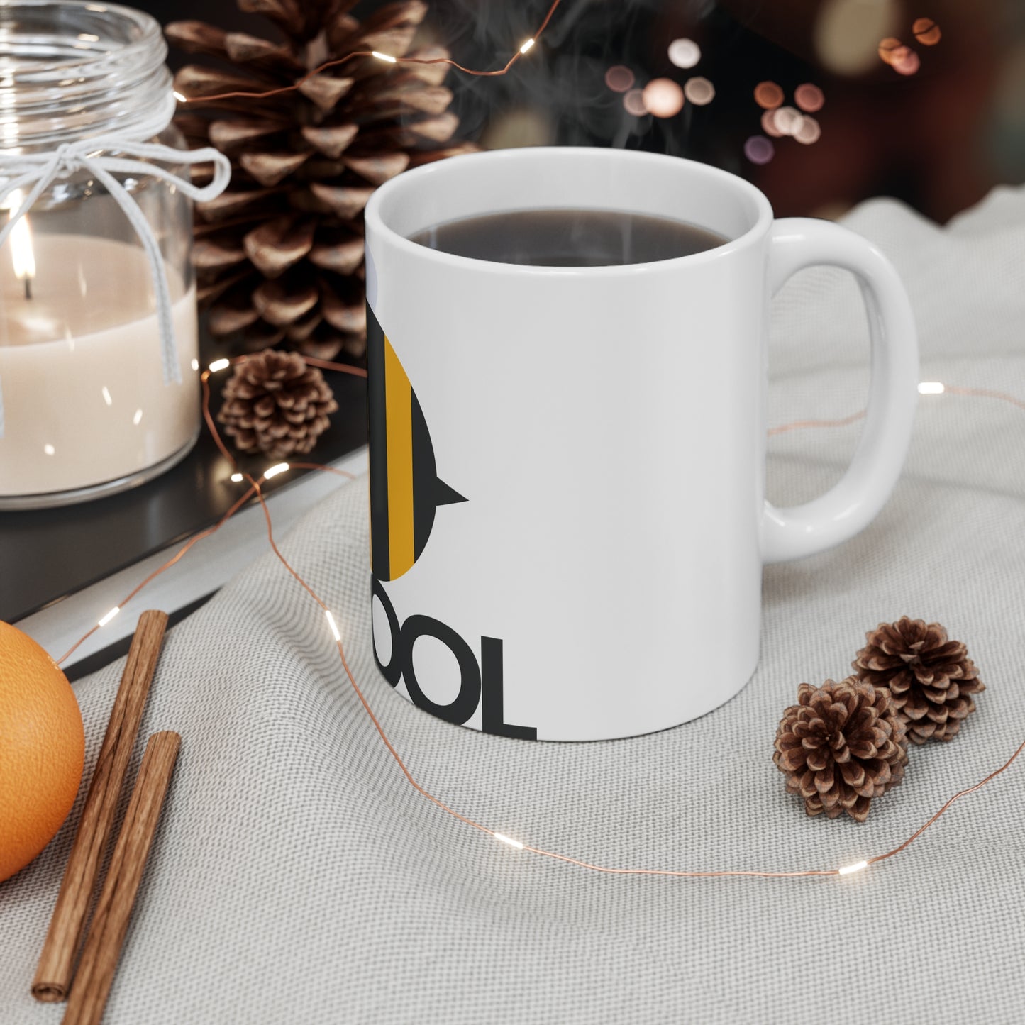 Bee Cool Ceramic Coffee Cup
