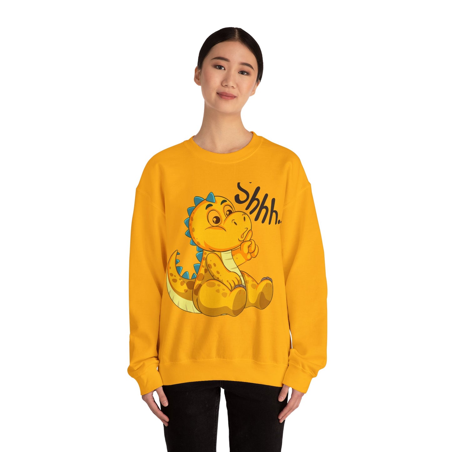 Adorable cartoon Dinosaur Crewneck Sweatshirt