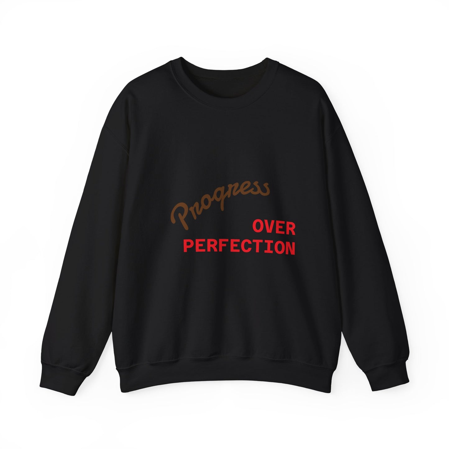 Progress Over Perfection Unisex Crewneck Sweatshirt