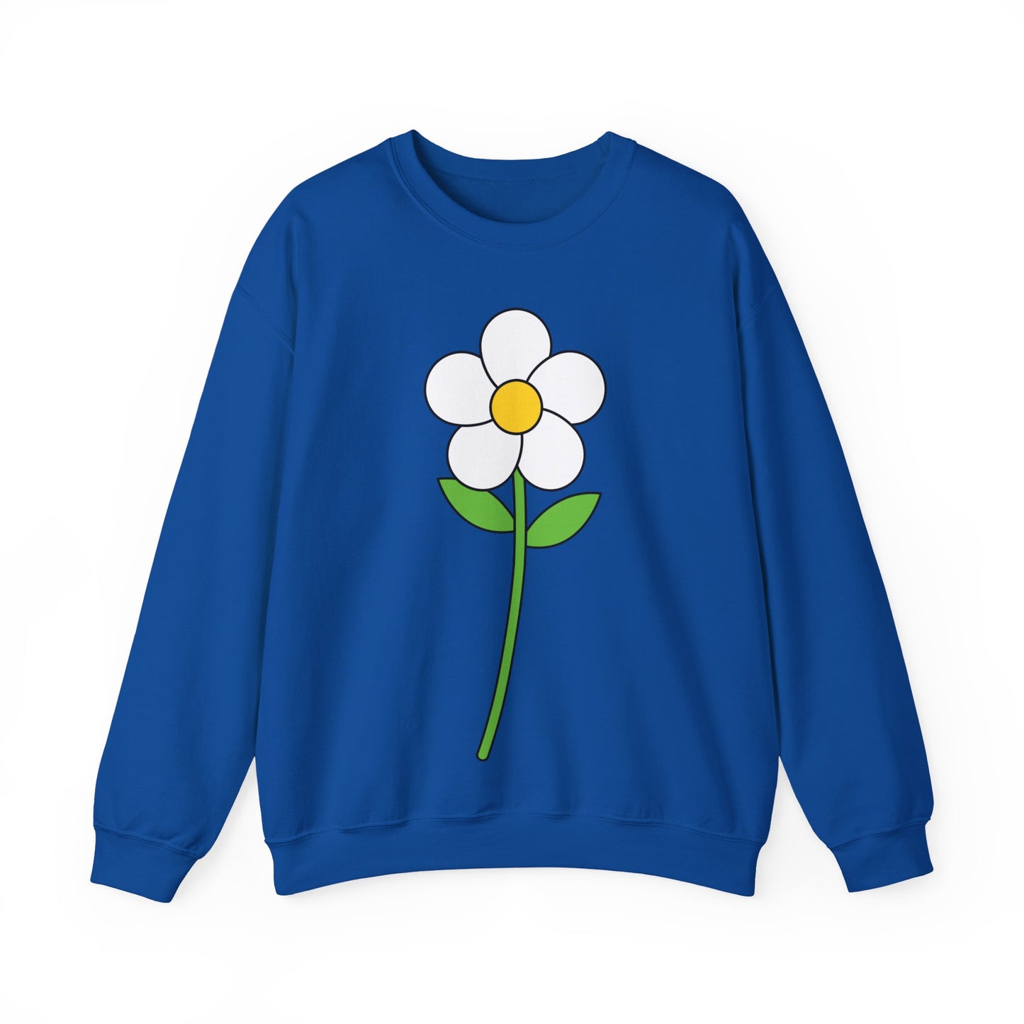 Cozy Floral Design Unisex Crewneck Sweatshirt