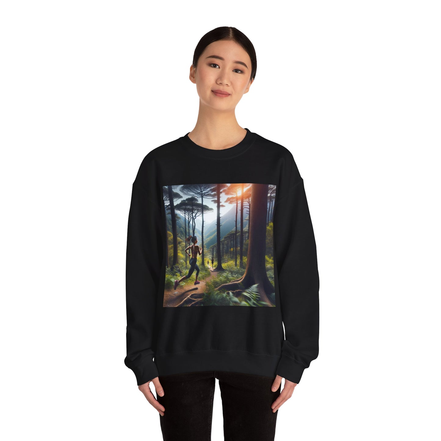 Nature-Inspired Unisex Crewneck Sweatshirt