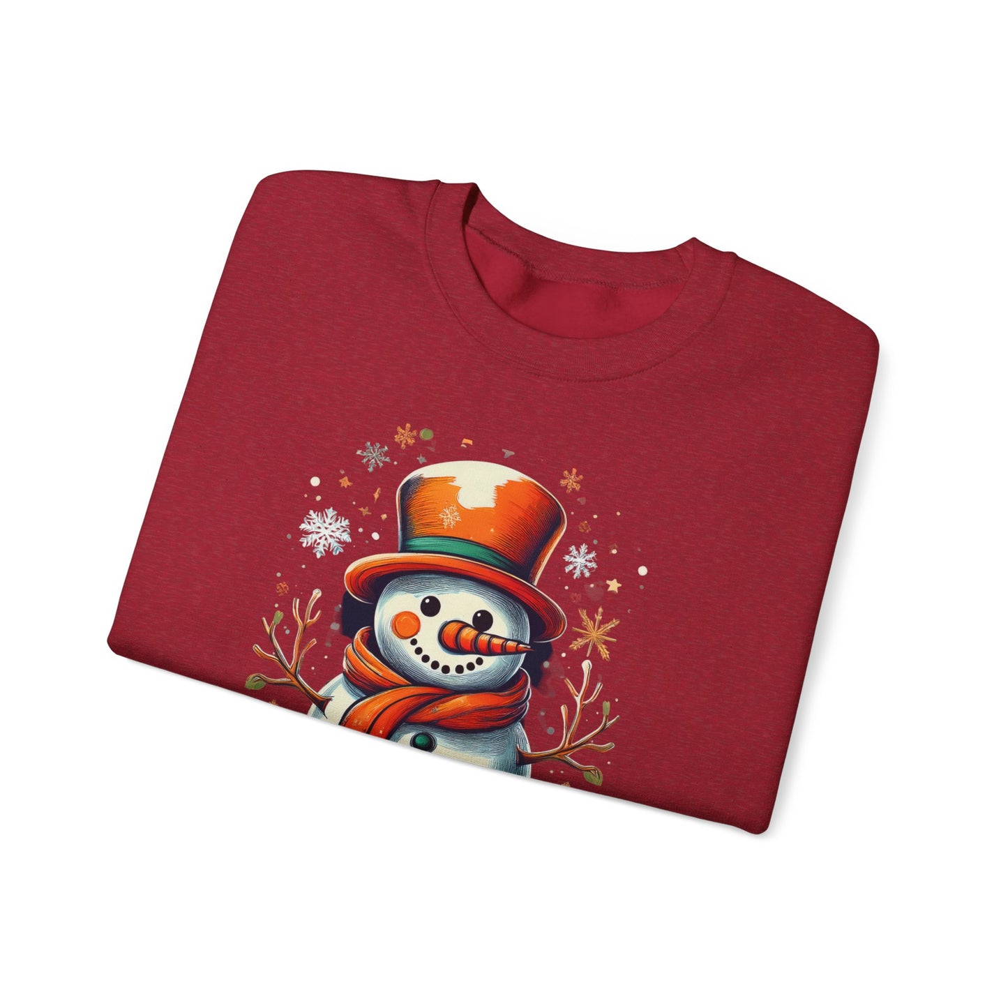 Cozy Snowman Unisex Sweatshirt