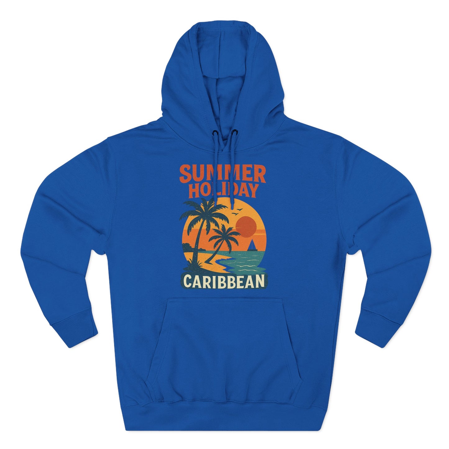 Caribbean Summer Fleece Hoodie