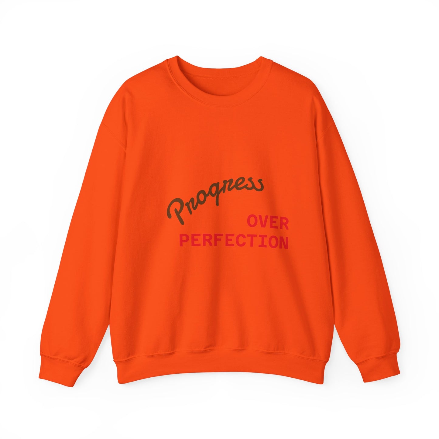 Progress Over Perfection Unisex Crewneck Sweatshirt