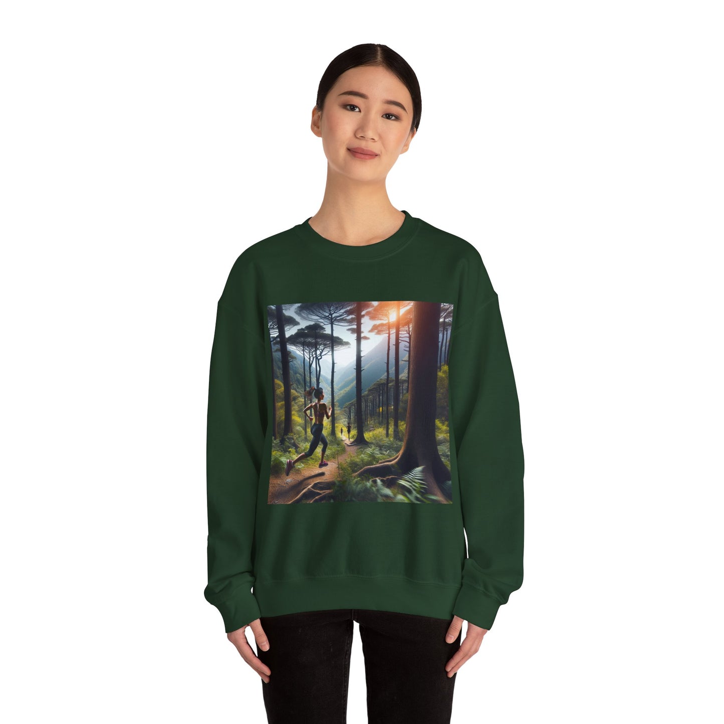 Nature-Inspired Unisex Crewneck Sweatshirt