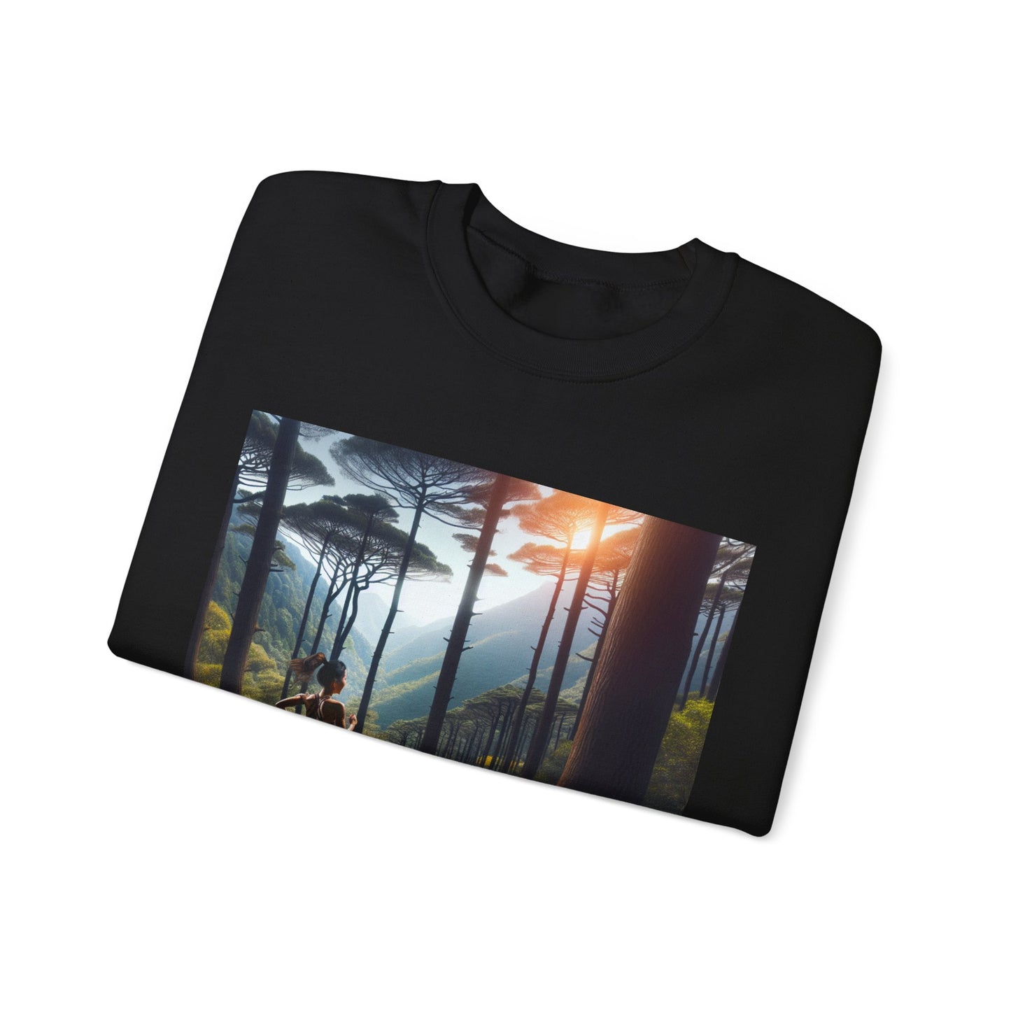 Nature-Inspired Unisex Crewneck Sweatshirt