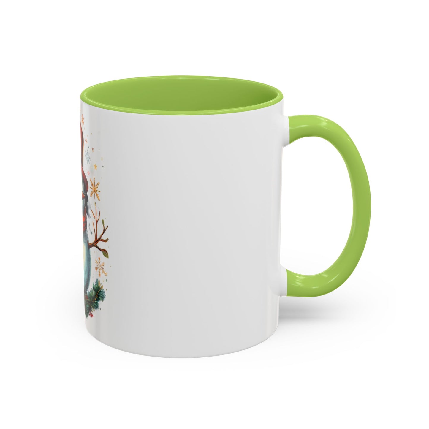 Cozy Snowman Accent Coffee Mug