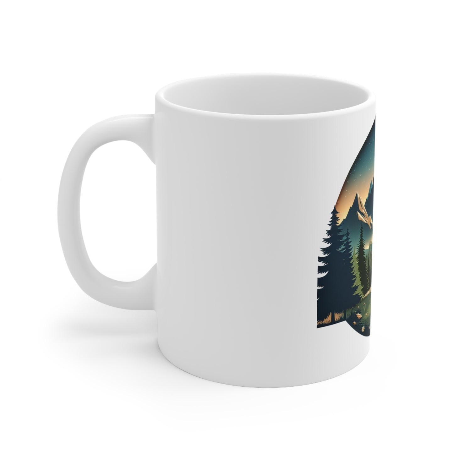 Mountain Science Ceramic Cup