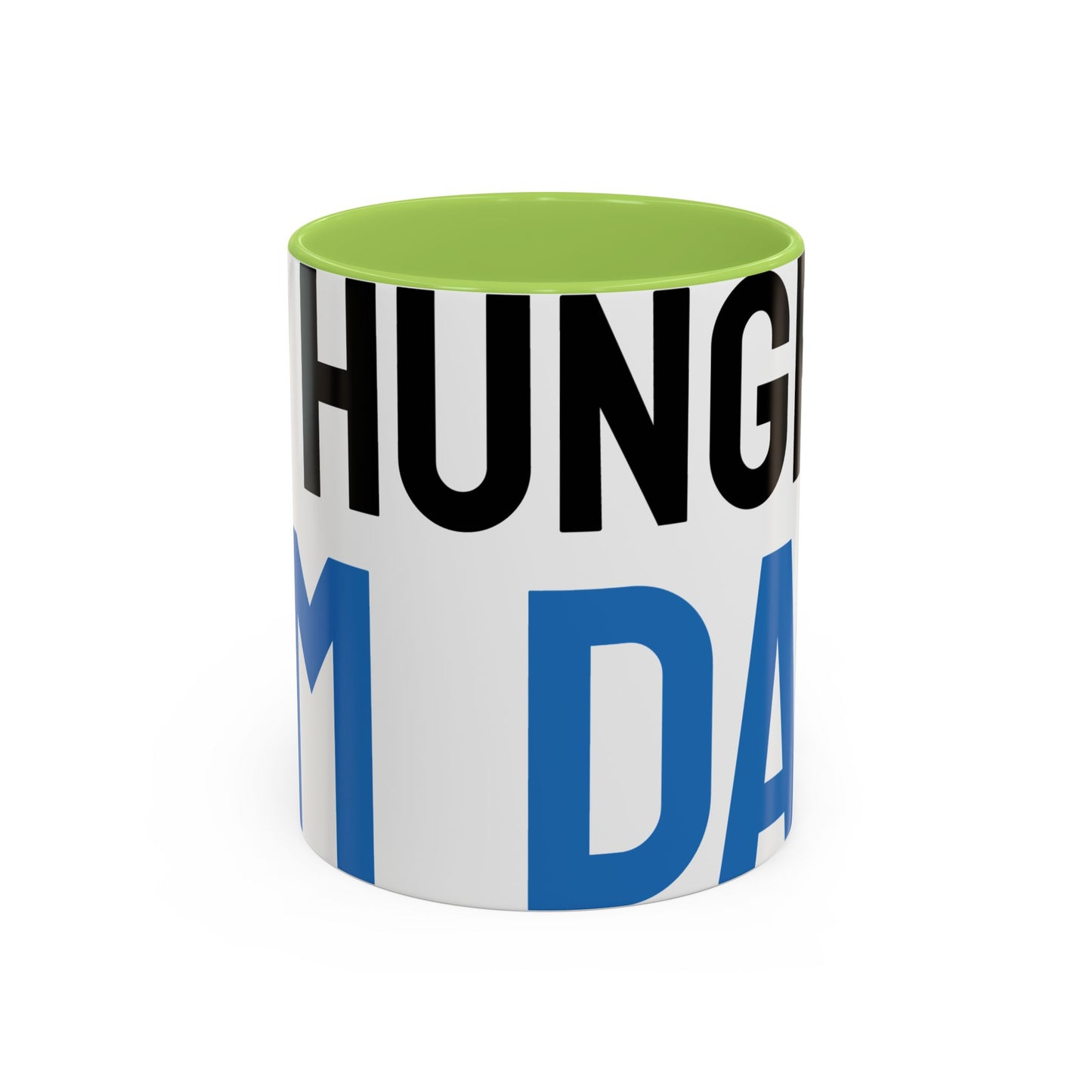 Hungry Dad Accent Coffee Mug | Funny Gift for Father's Day, Dad's Birthday, Coffee Lover, Kitchen Decor, Humorous Mug