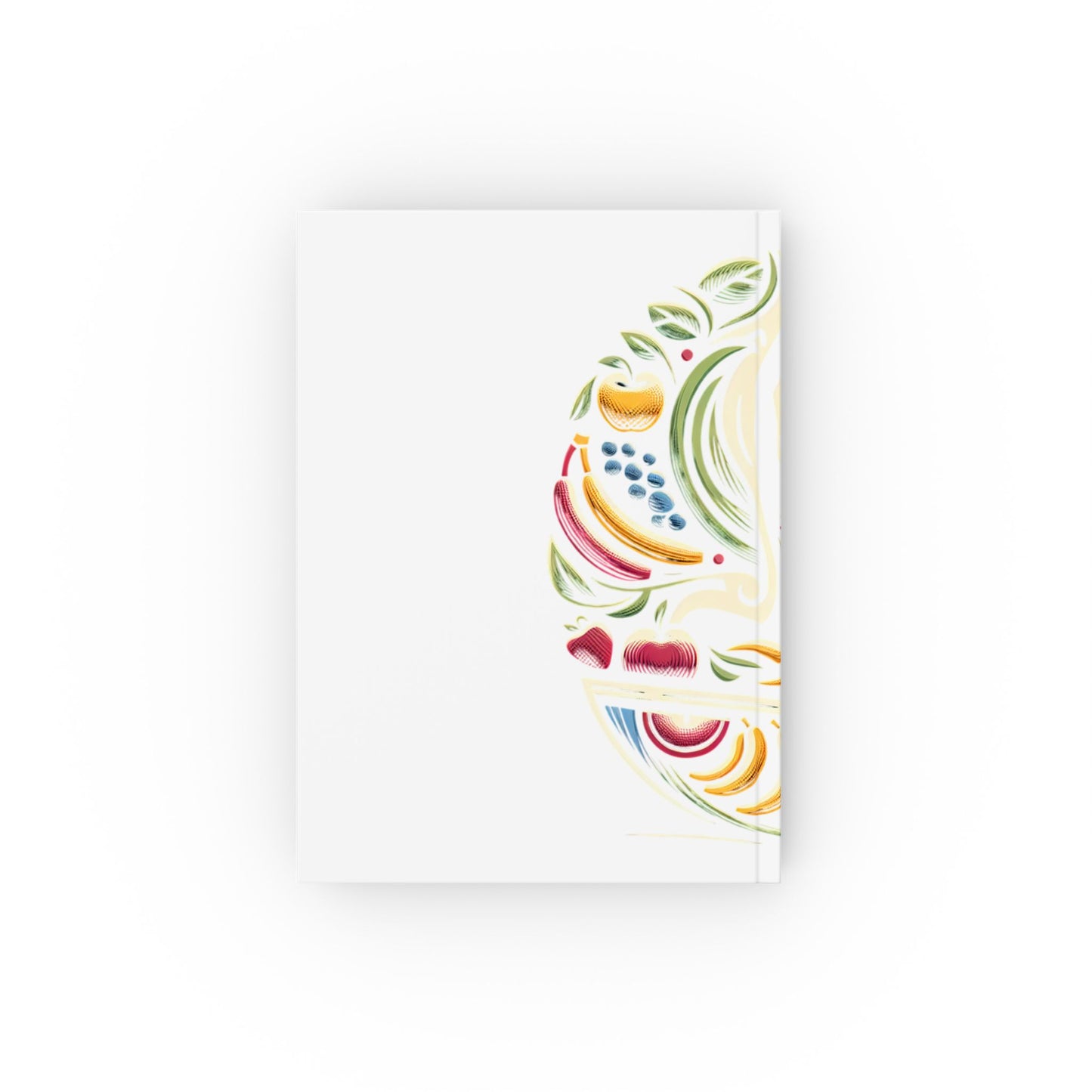 Whimsical Garden Hard Backed Journal, Floral Writing Notebook