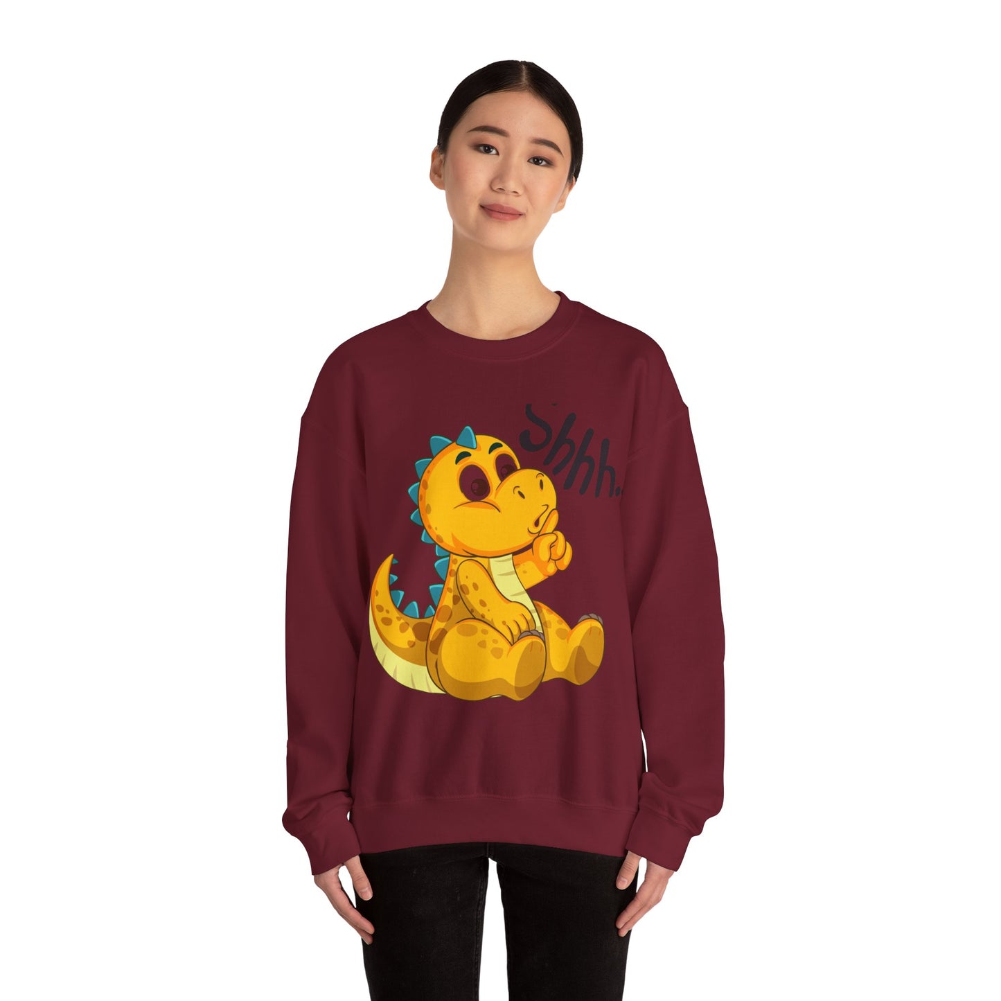 Adorable cartoon Dinosaur Crewneck Sweatshirt