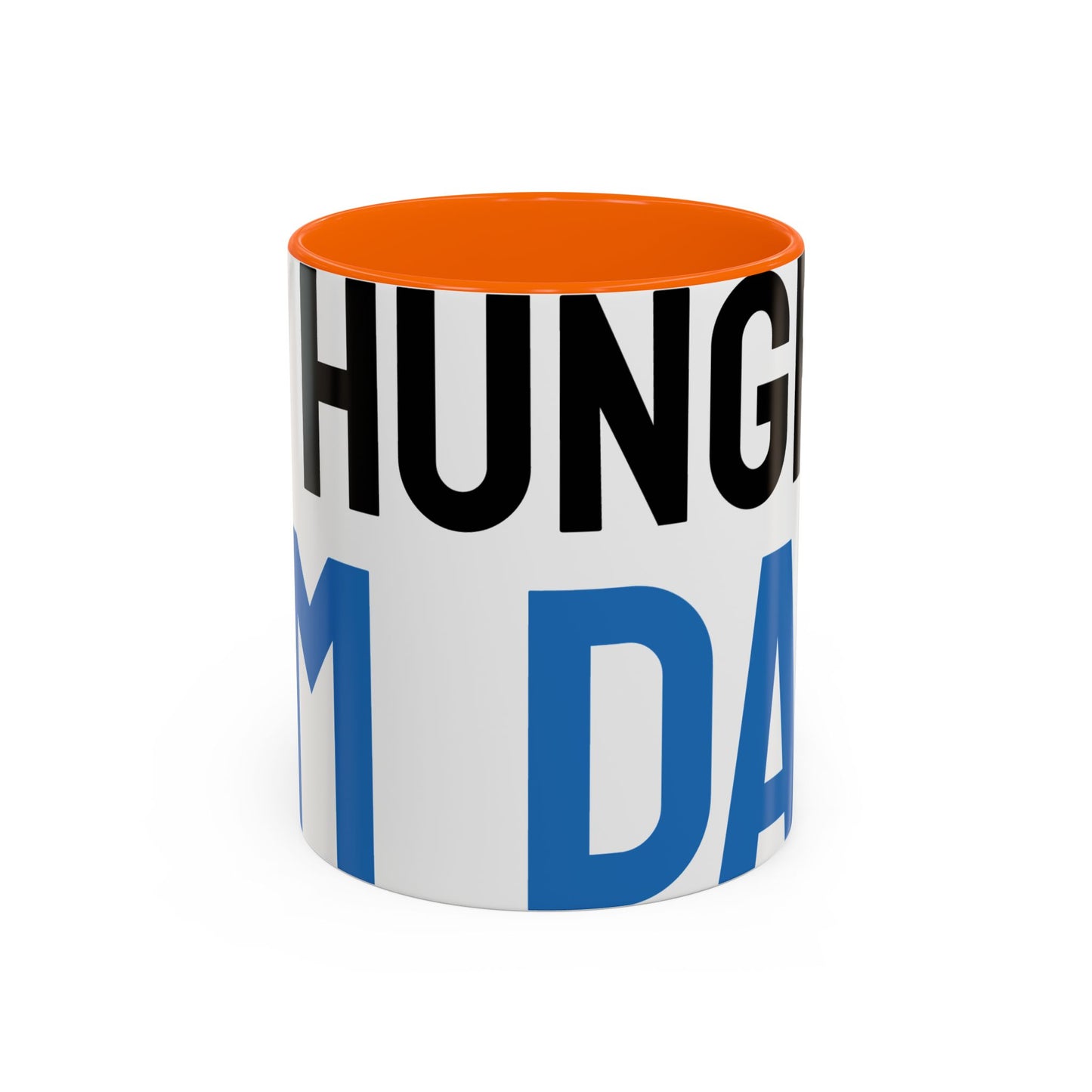 Hungry Dad Accent Coffee Mug | Funny Gift for Father's Day, Dad's Birthday, Coffee Lover, Kitchen Decor, Humorous Mug