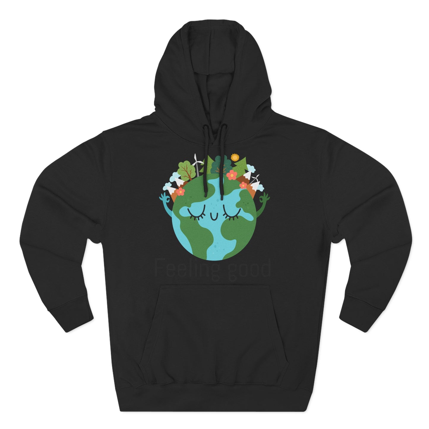 Eco-Friendly Cartoon Fleece Hoodie