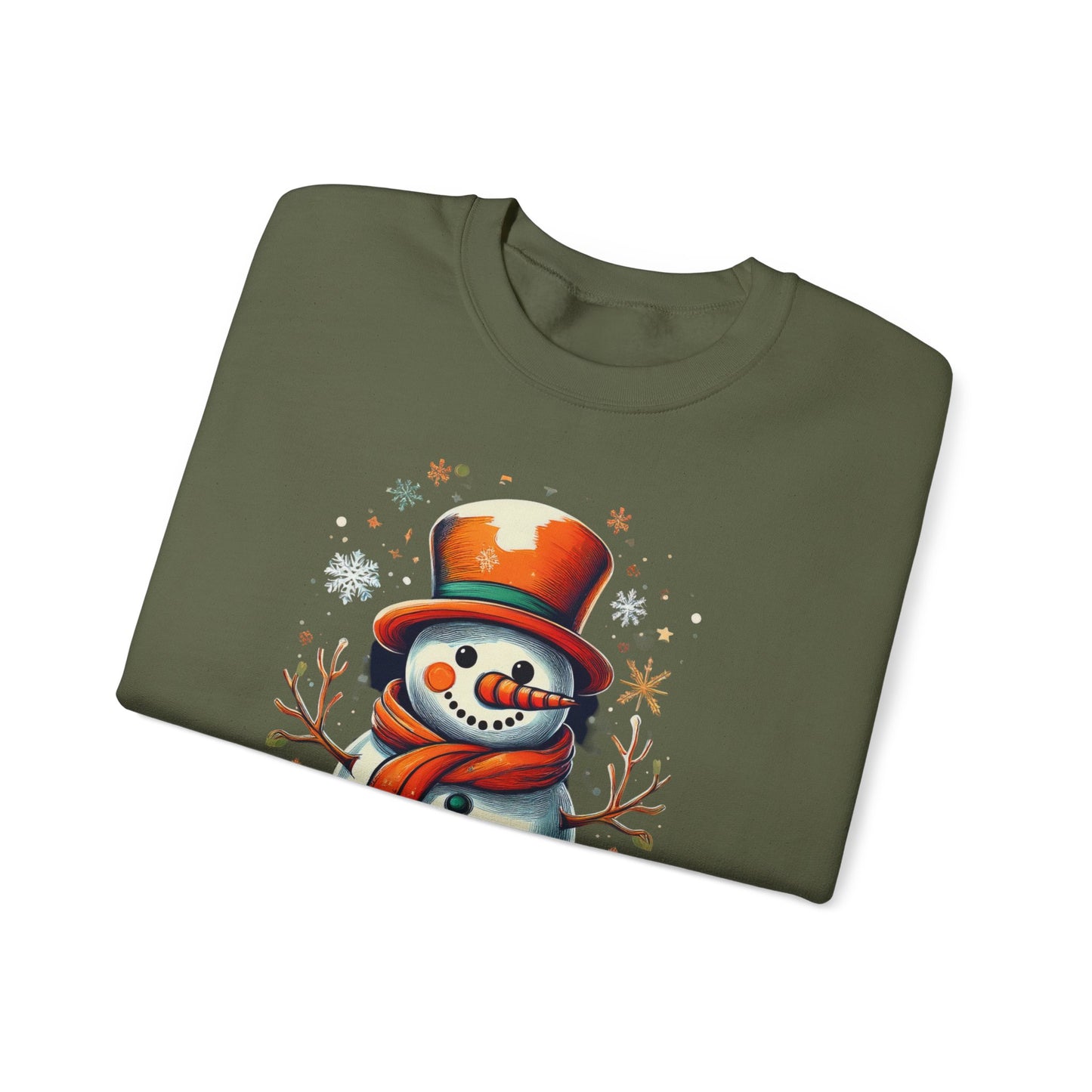 Cozy Snowman Unisex Sweatshirt