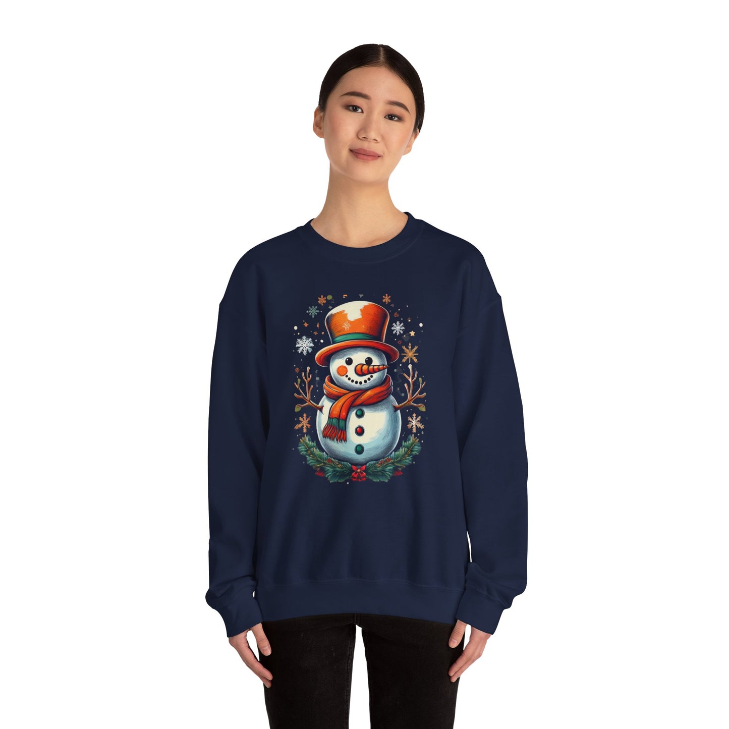 Cozy Snowman Unisex Sweatshirt