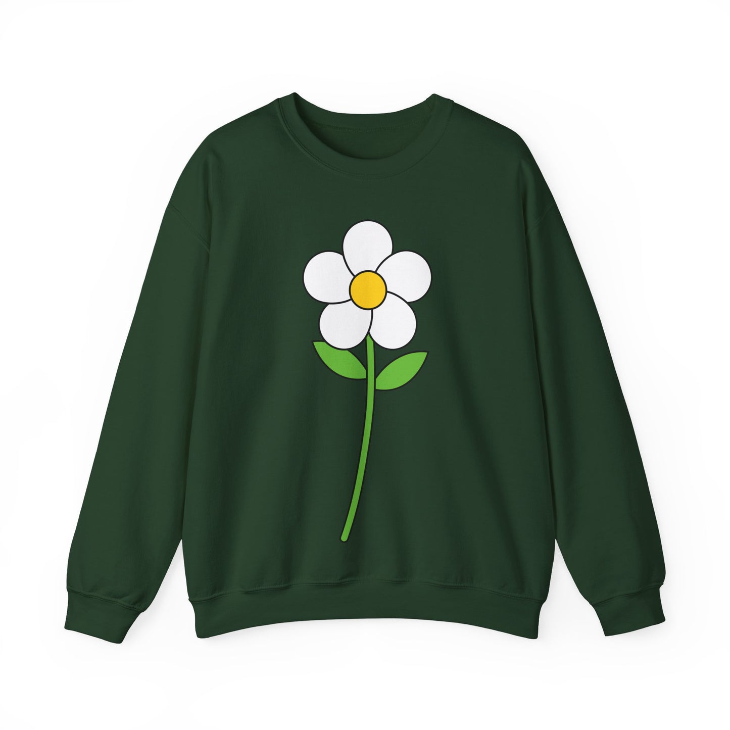 Cozy Floral Design Unisex Crewneck Sweatshirt