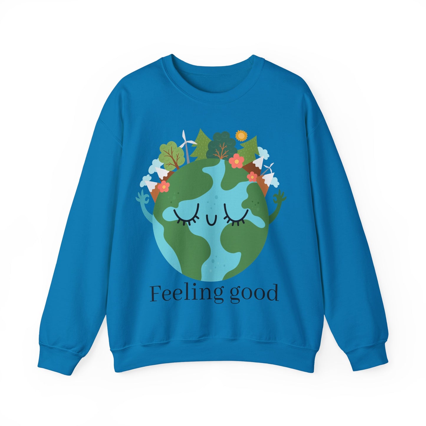 Eco-Friendly Cartoon Crewneck Sweatshirt