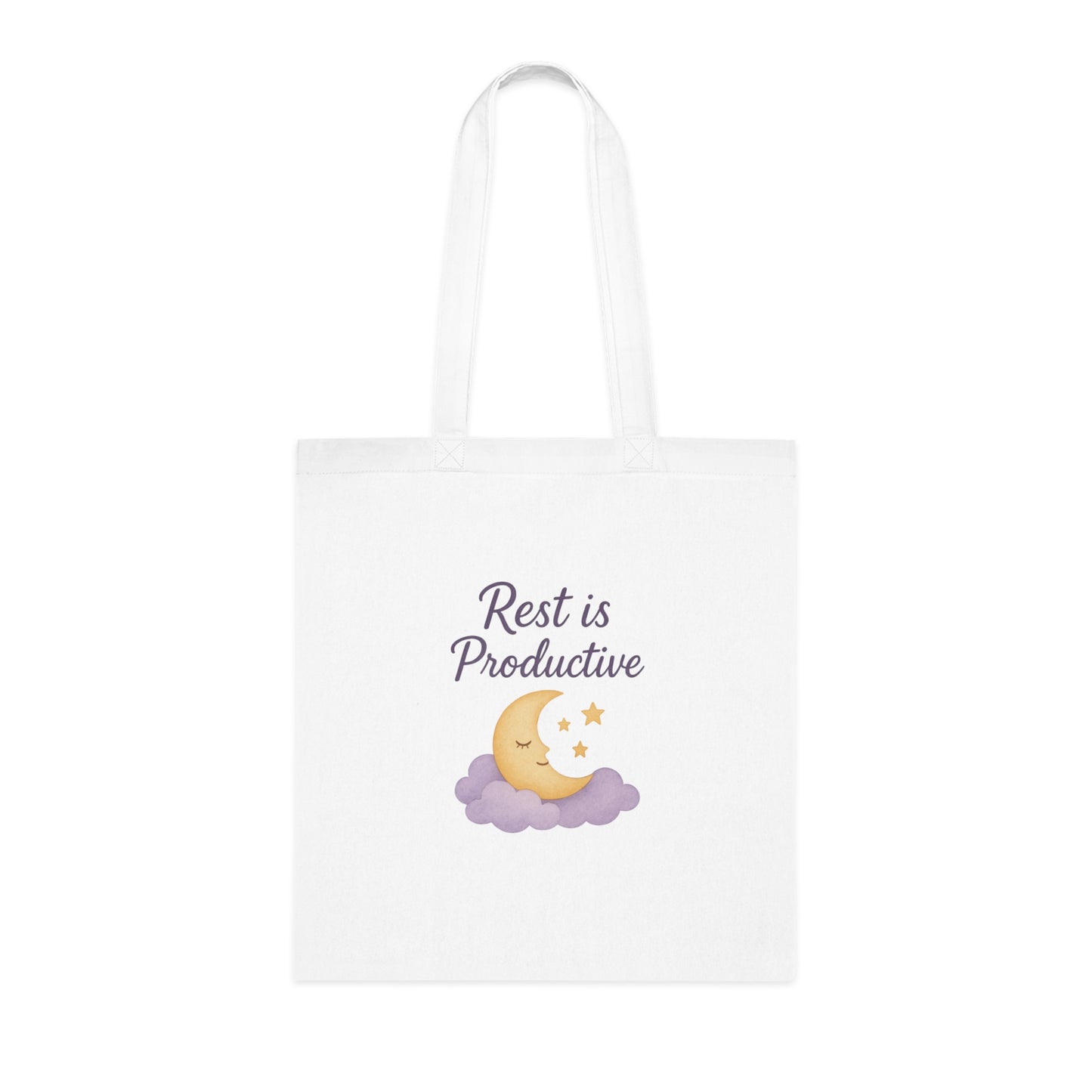 Rest is Productive Cotton Tote
