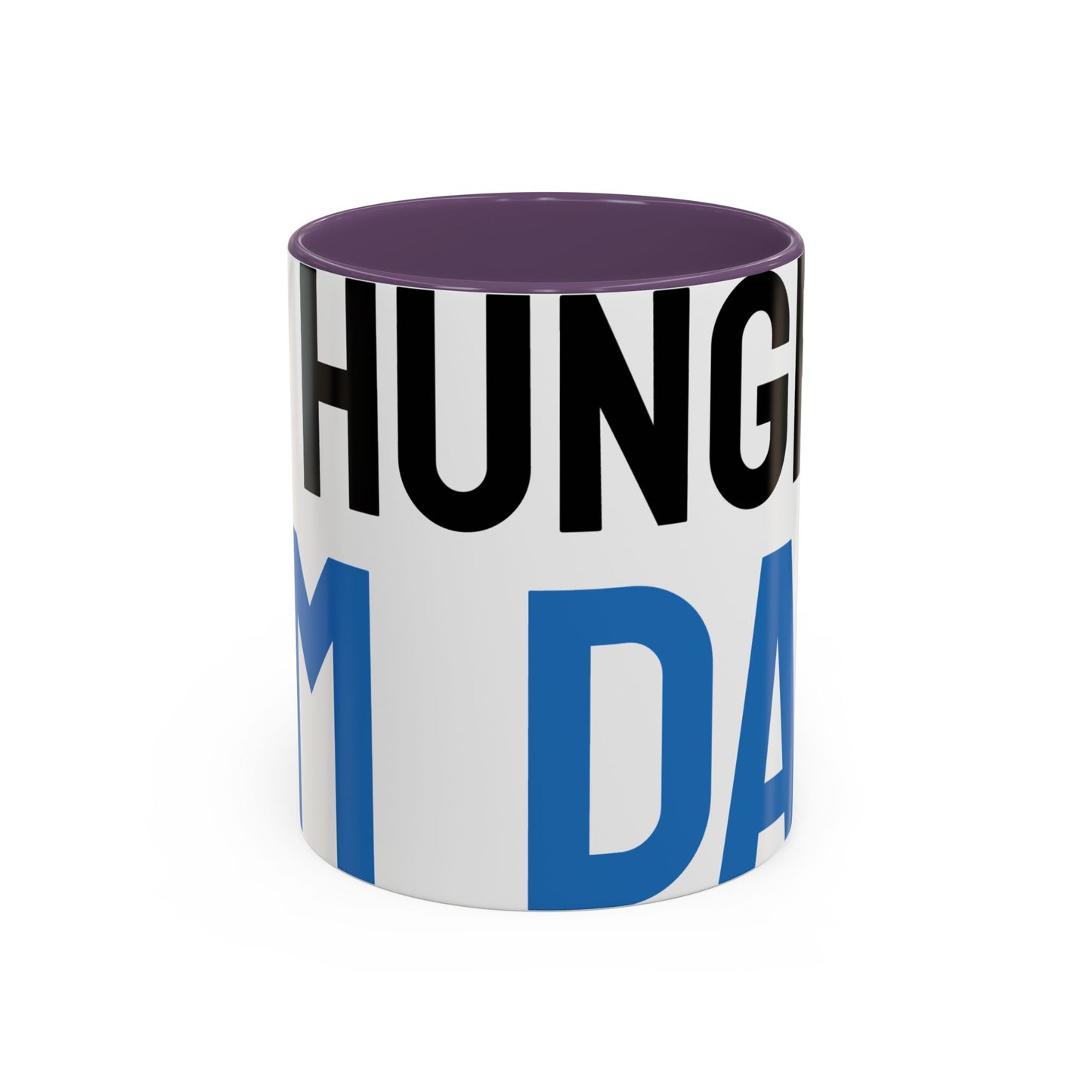 Hungry Dad Accent Coffee Mug | Funny Gift for Father's Day, Dad's Birthday, Coffee Lover, Kitchen Decor, Humorous Mug