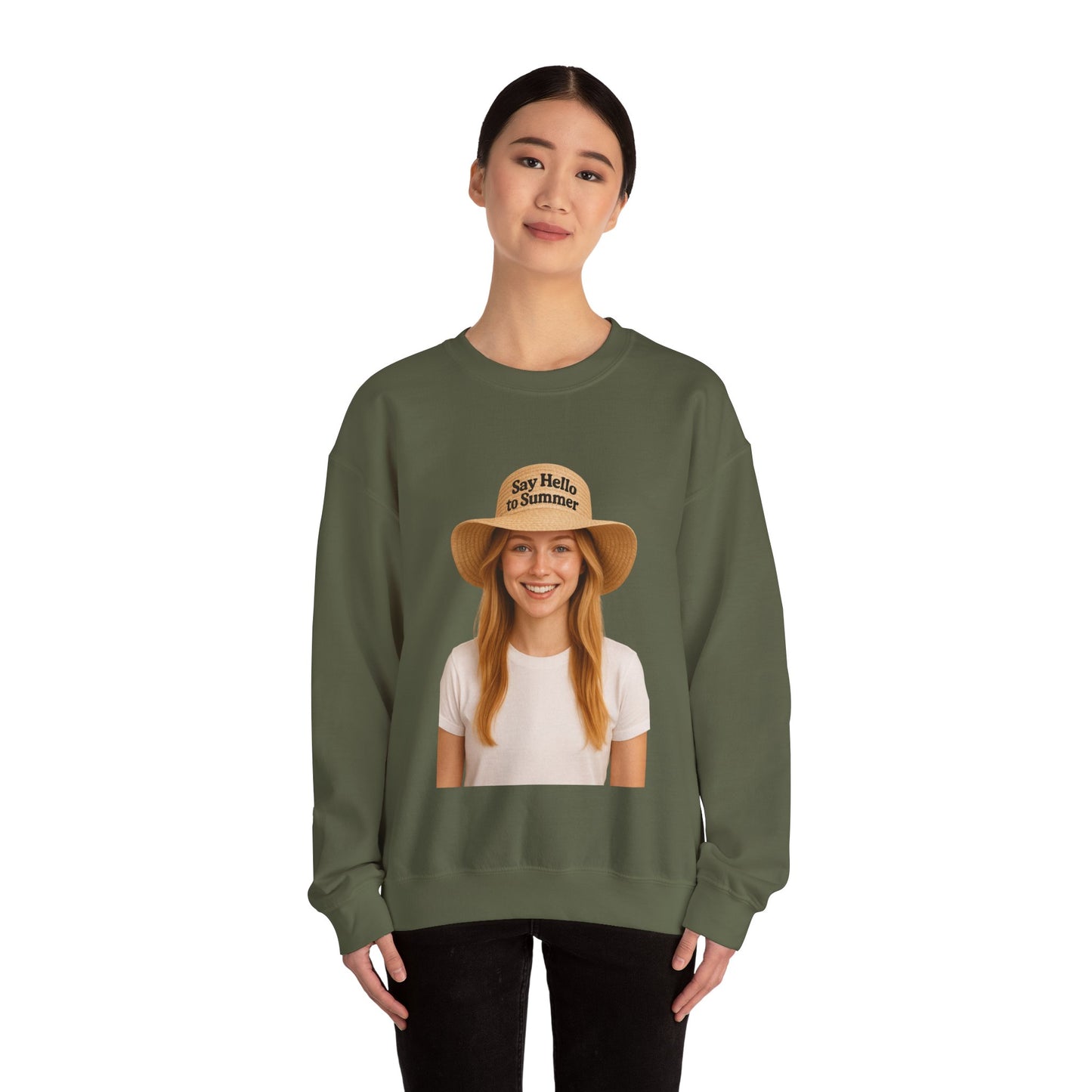 Say Hello to Summer Crewneck Sweatshirt