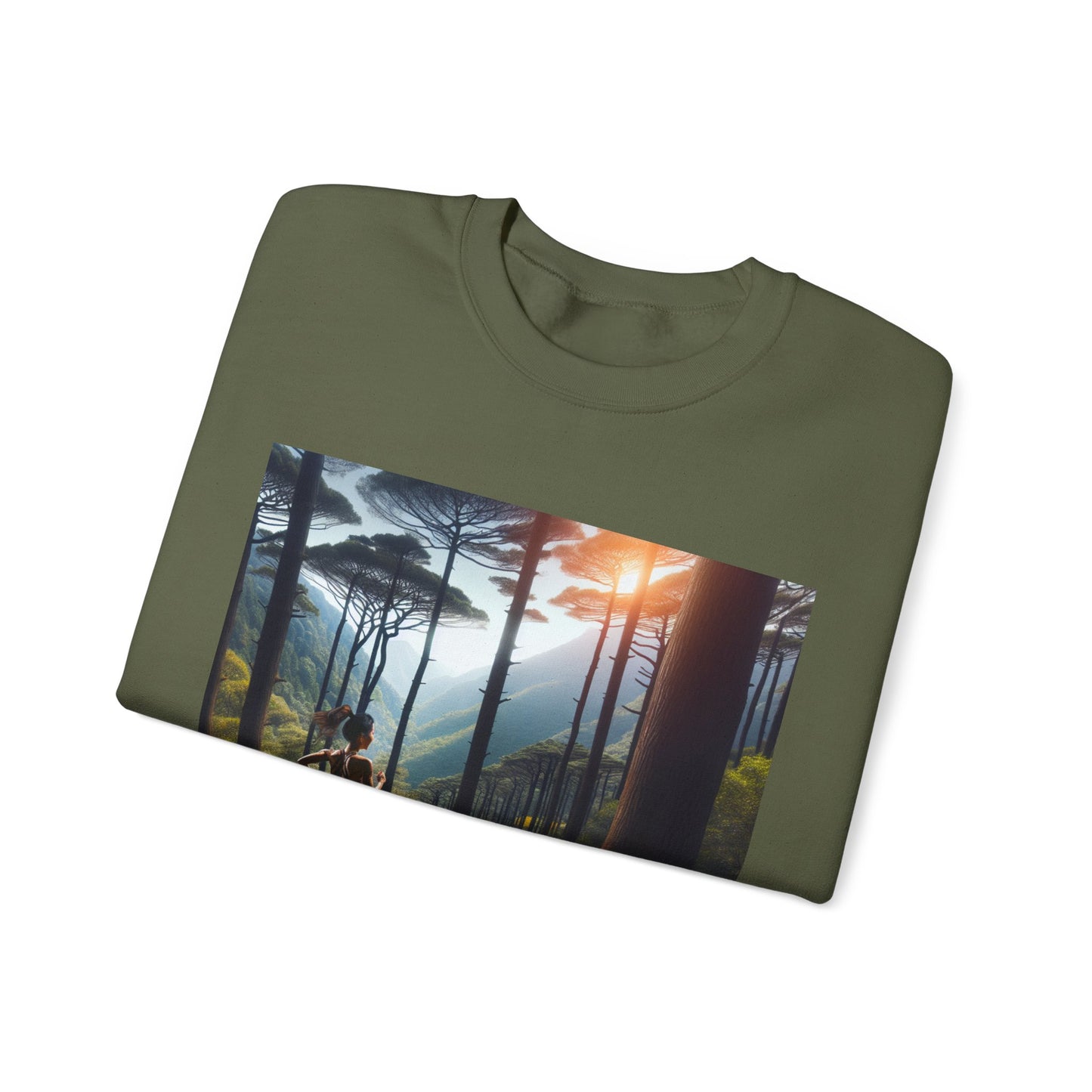 Nature-Inspired Unisex Crewneck Sweatshirt