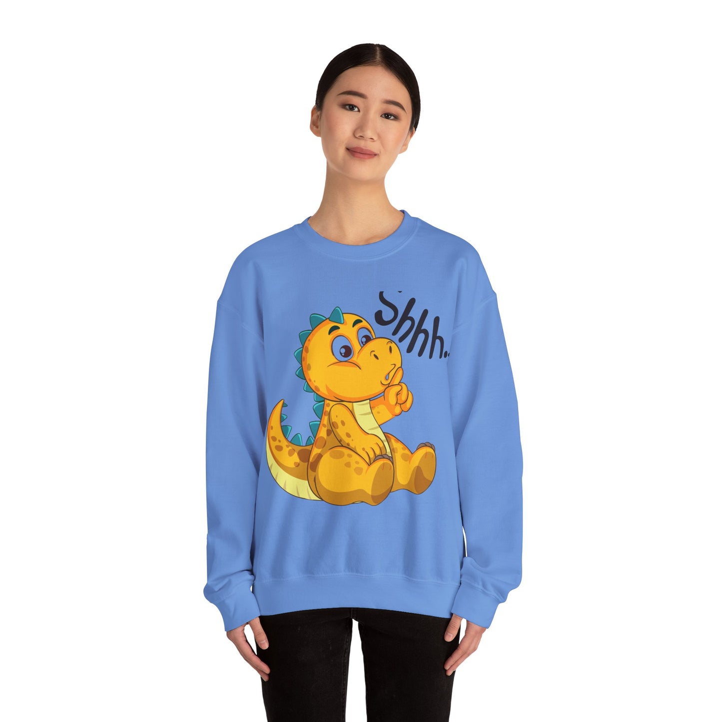 Adorable cartoon Dinosaur Crewneck Sweatshirt