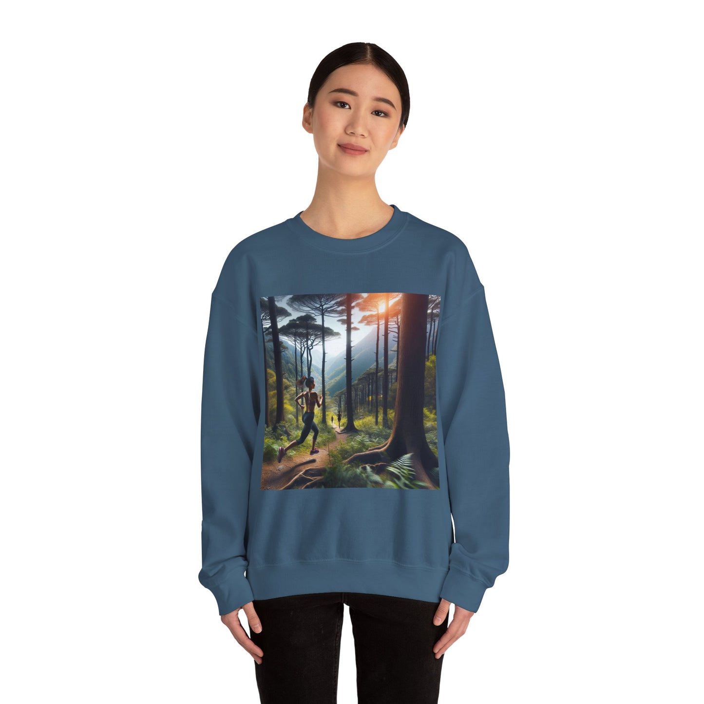 Nature-Inspired Unisex Crewneck Sweatshirt