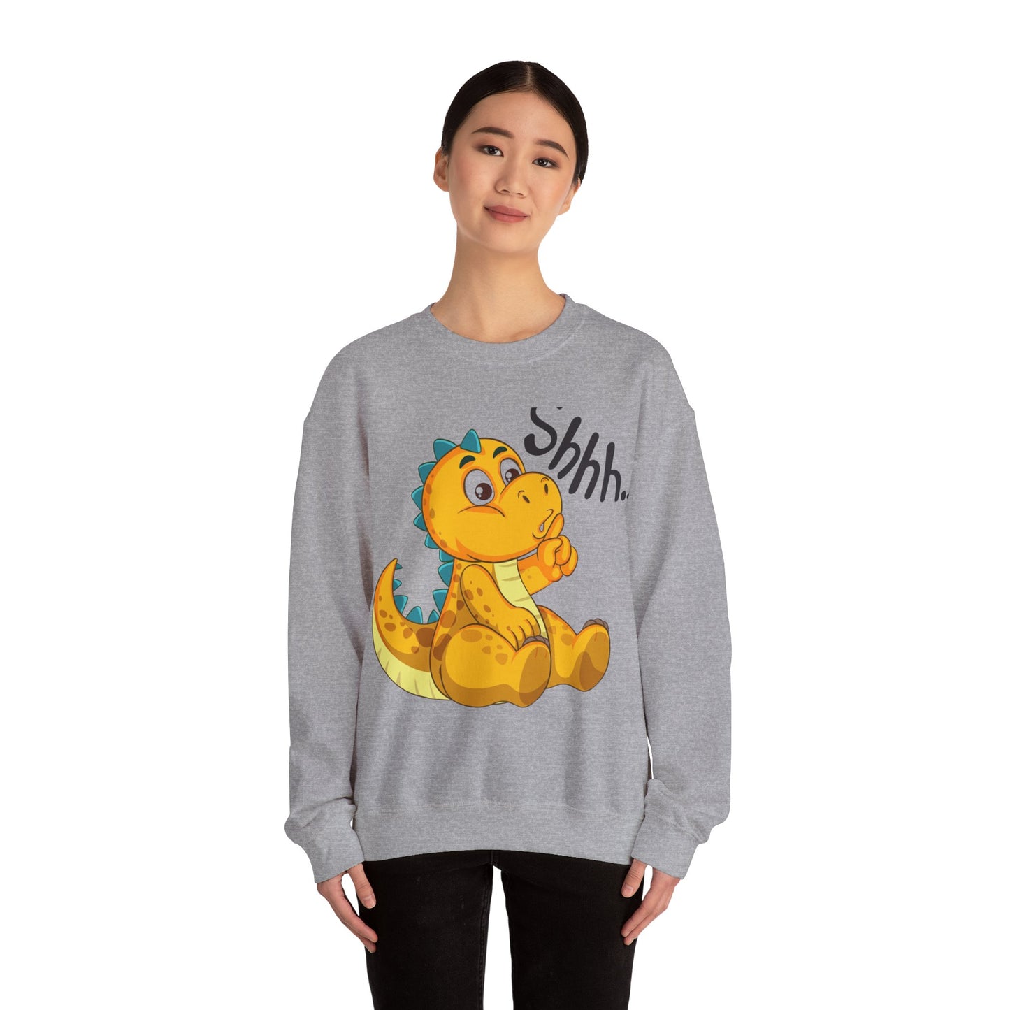 Adorable cartoon Dinosaur Crewneck Sweatshirt