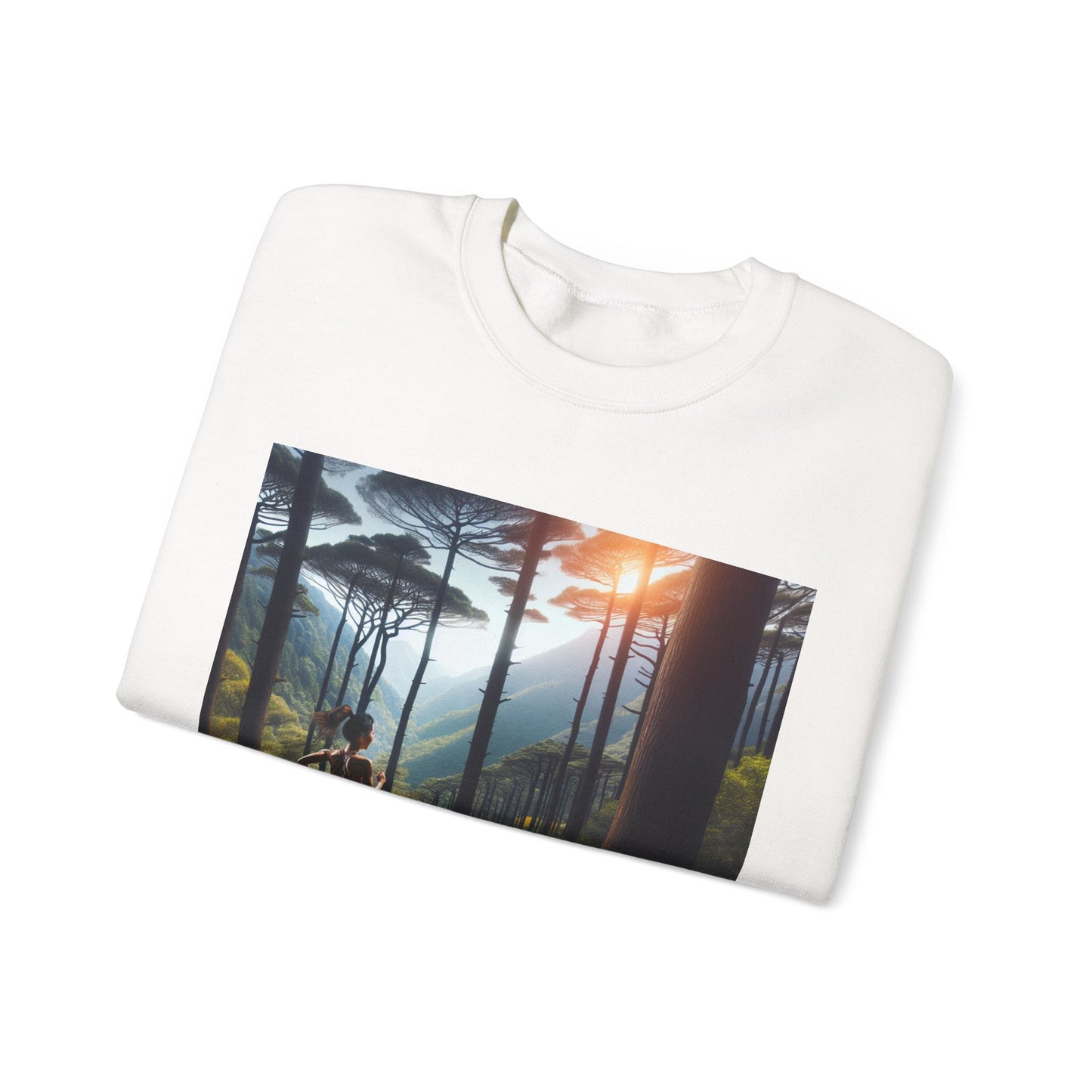 Nature-Inspired Unisex Crewneck Sweatshirt