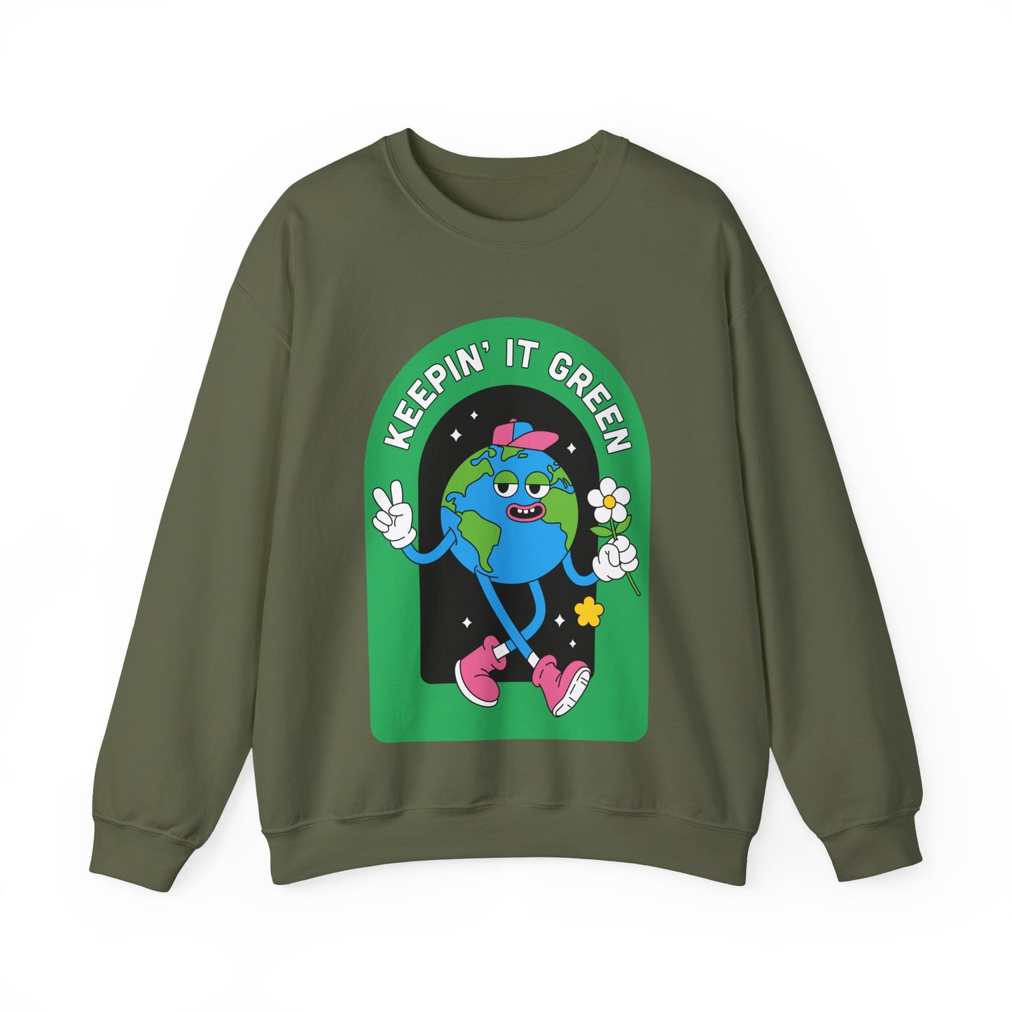 Eco-Friendly Crewneck Sweatshirt
