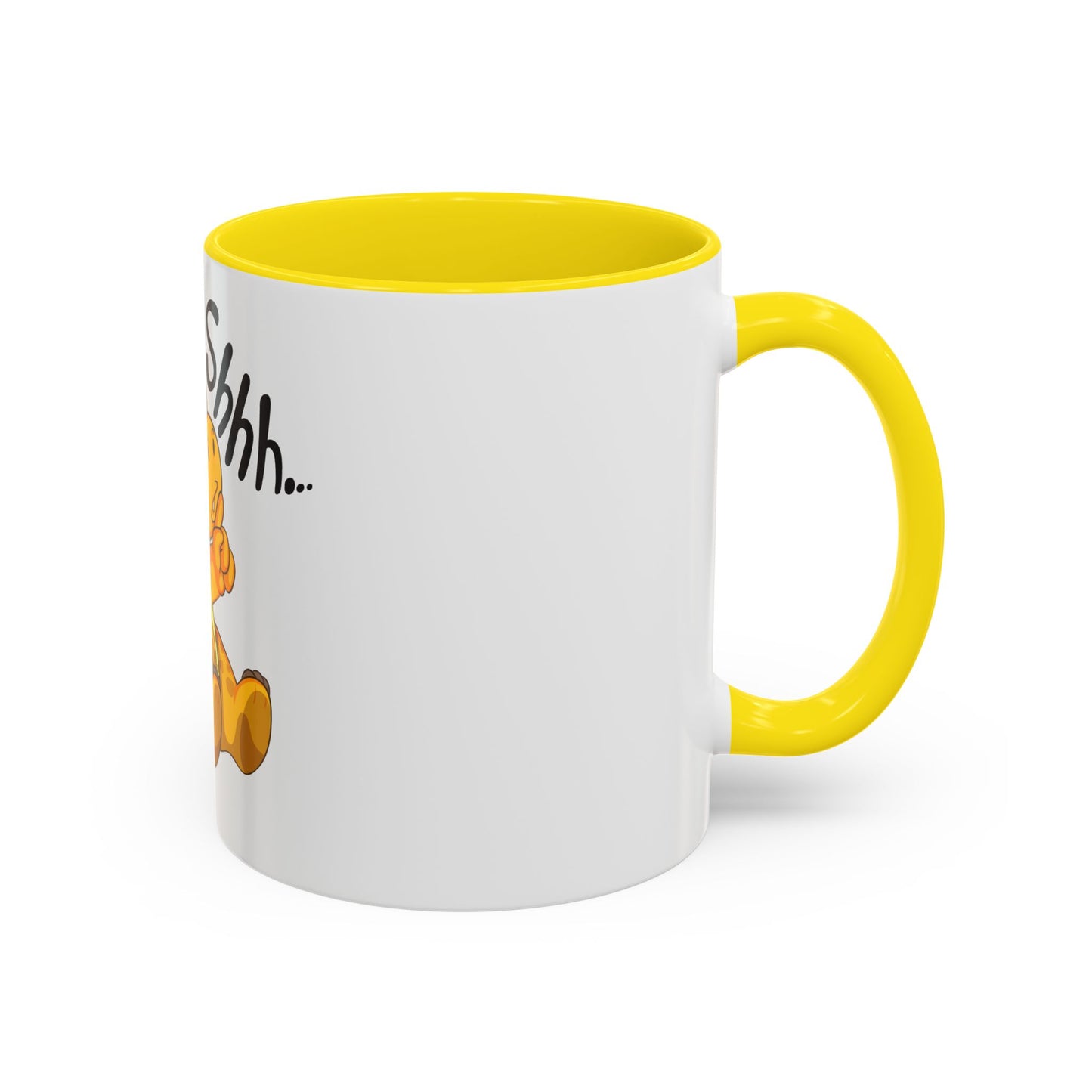 Adorable cartoon Shhh... Dinosaur Accent Coffee Mug