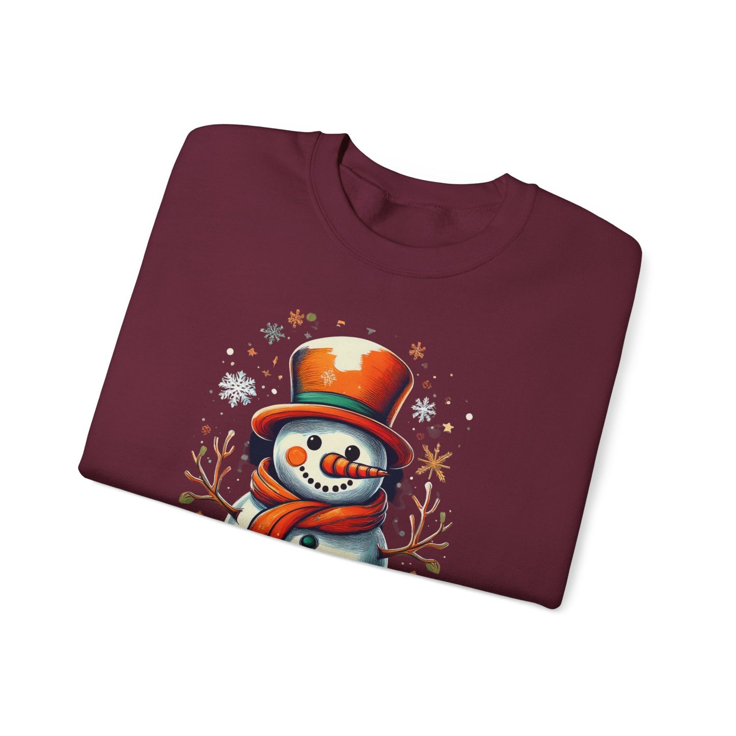 Cozy Snowman Unisex Sweatshirt