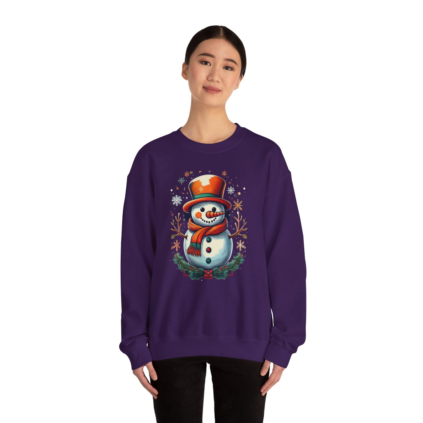 Cozy Snowman Unisex Sweatshirt