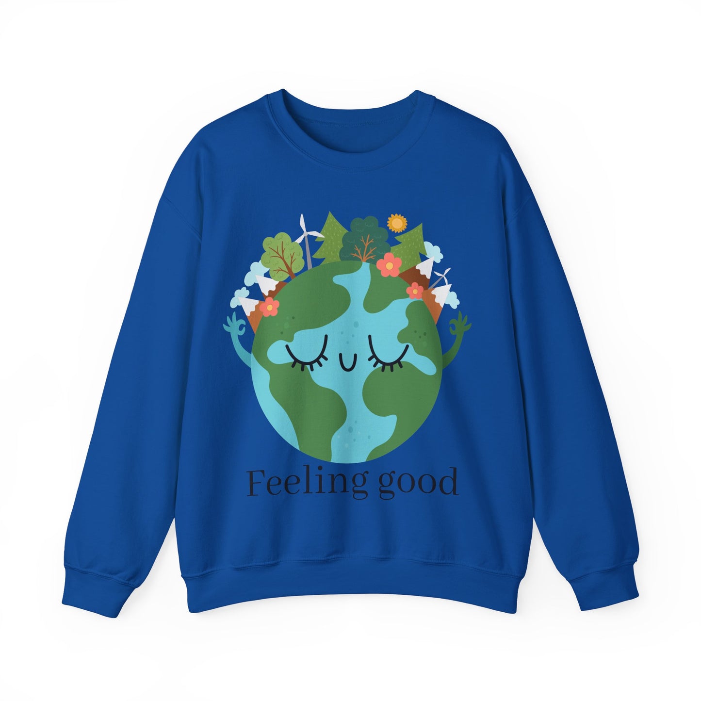Eco-Friendly Cartoon Crewneck Sweatshirt