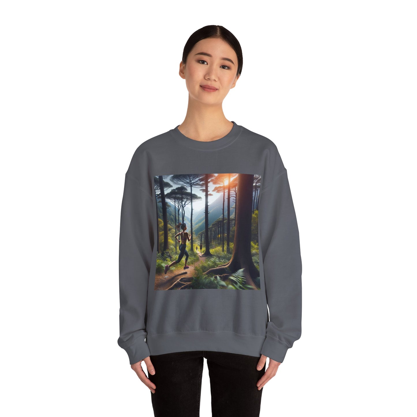 Nature-Inspired Unisex Crewneck Sweatshirt