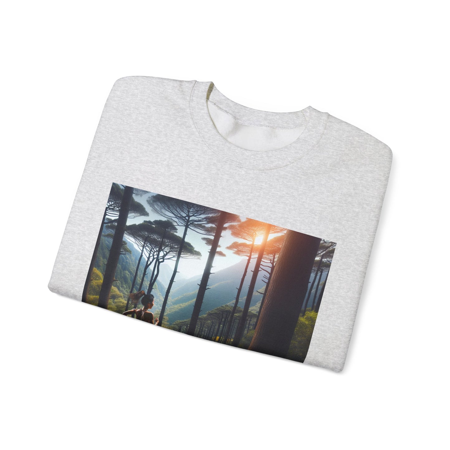 Nature-Inspired Unisex Crewneck Sweatshirt