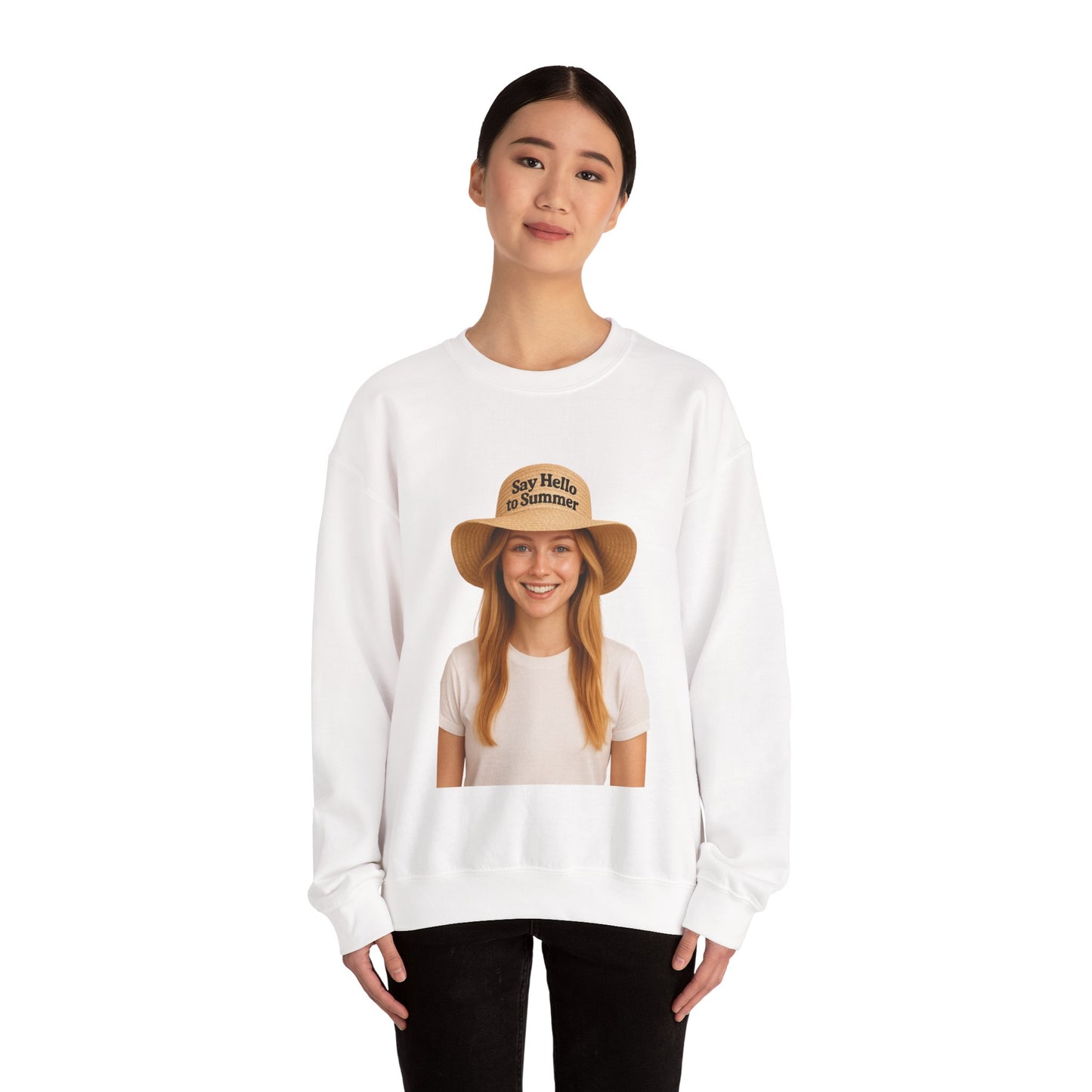Say Hello to Summer Crewneck Sweatshirt