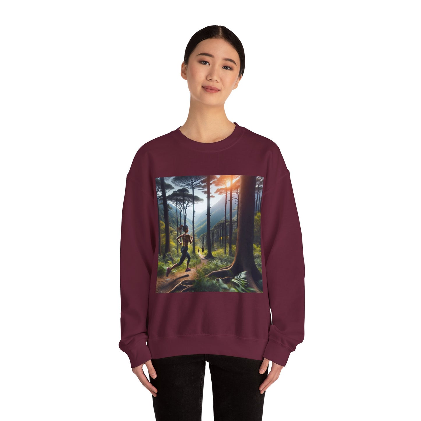 Nature-Inspired Unisex Crewneck Sweatshirt