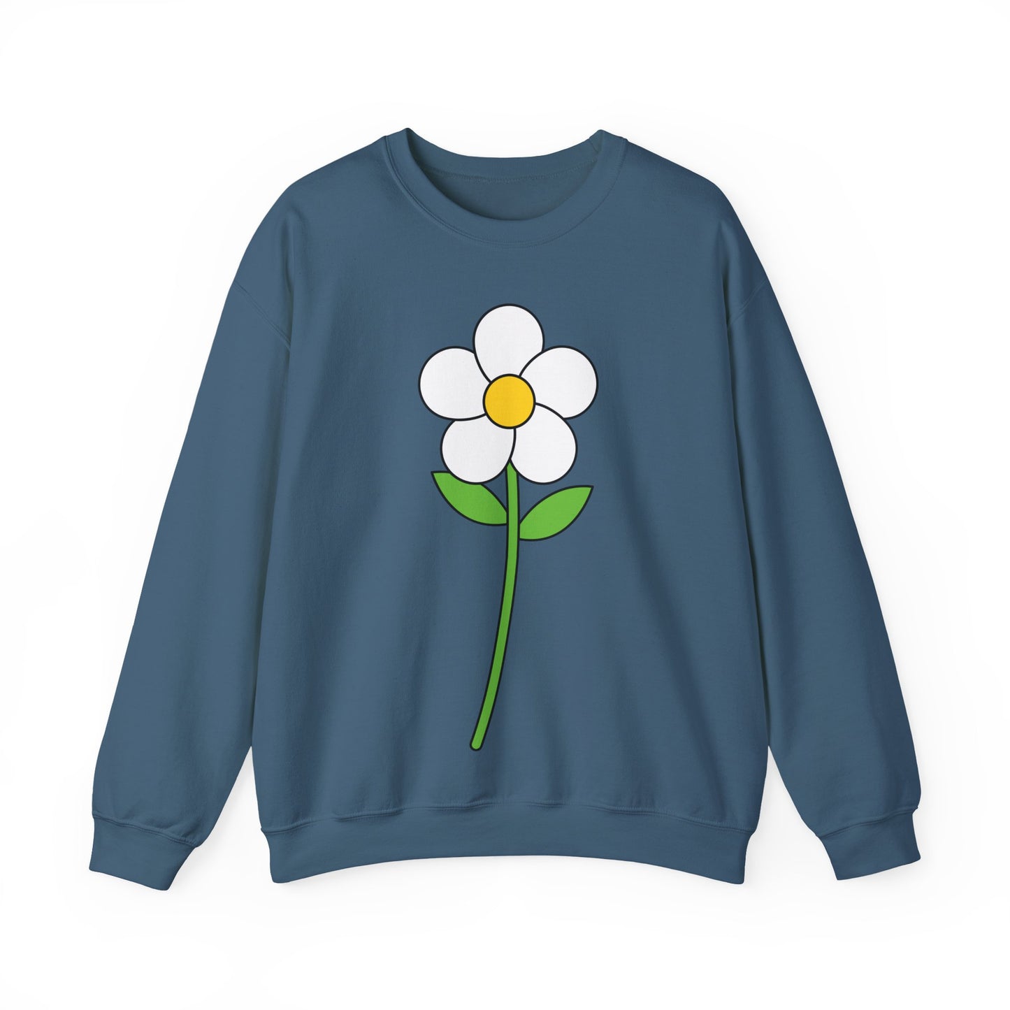 Cozy Floral Design Unisex Crewneck Sweatshirt