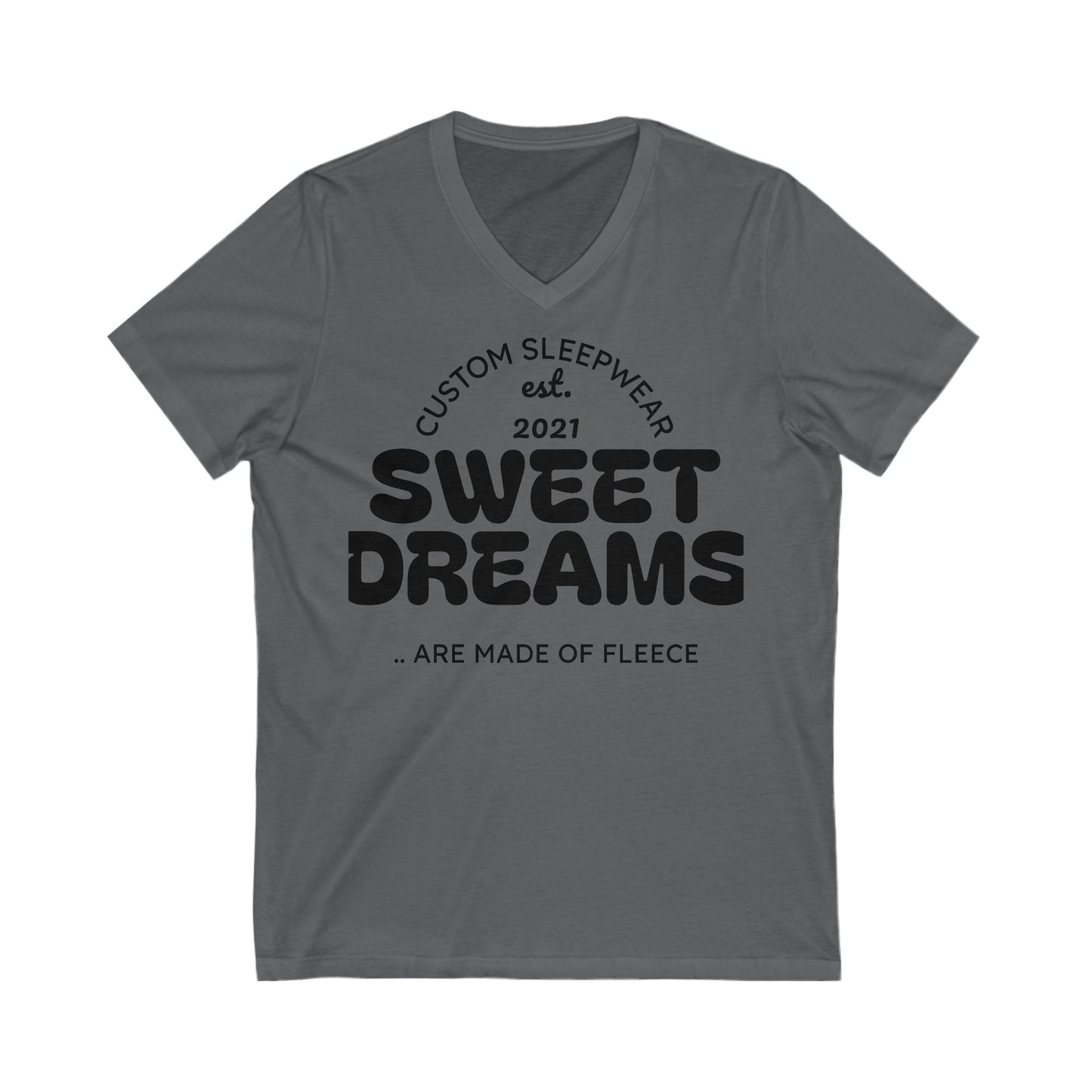 Sweet Dream Unisex Jersey Short Sleeve V-Neck T-Shirt