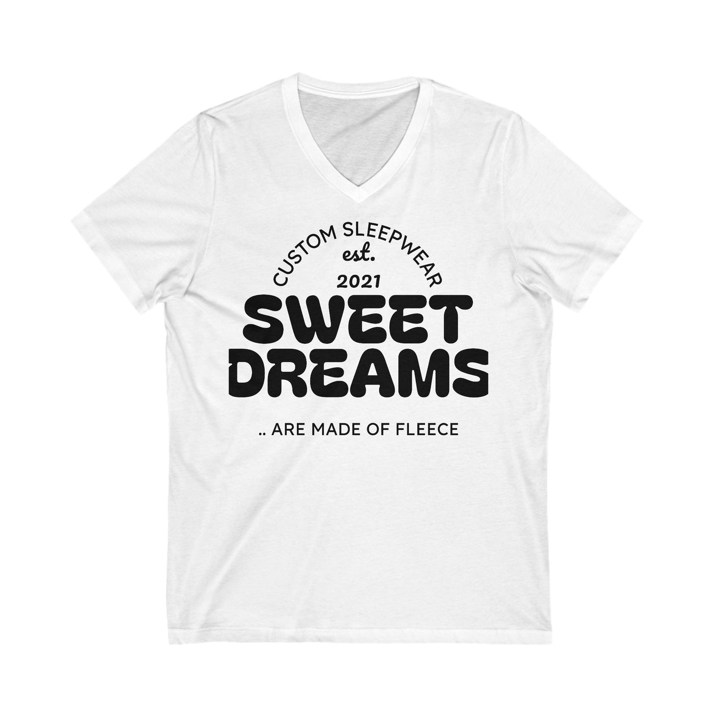 Sweet Dream Unisex Jersey Short Sleeve V-Neck T-Shirt