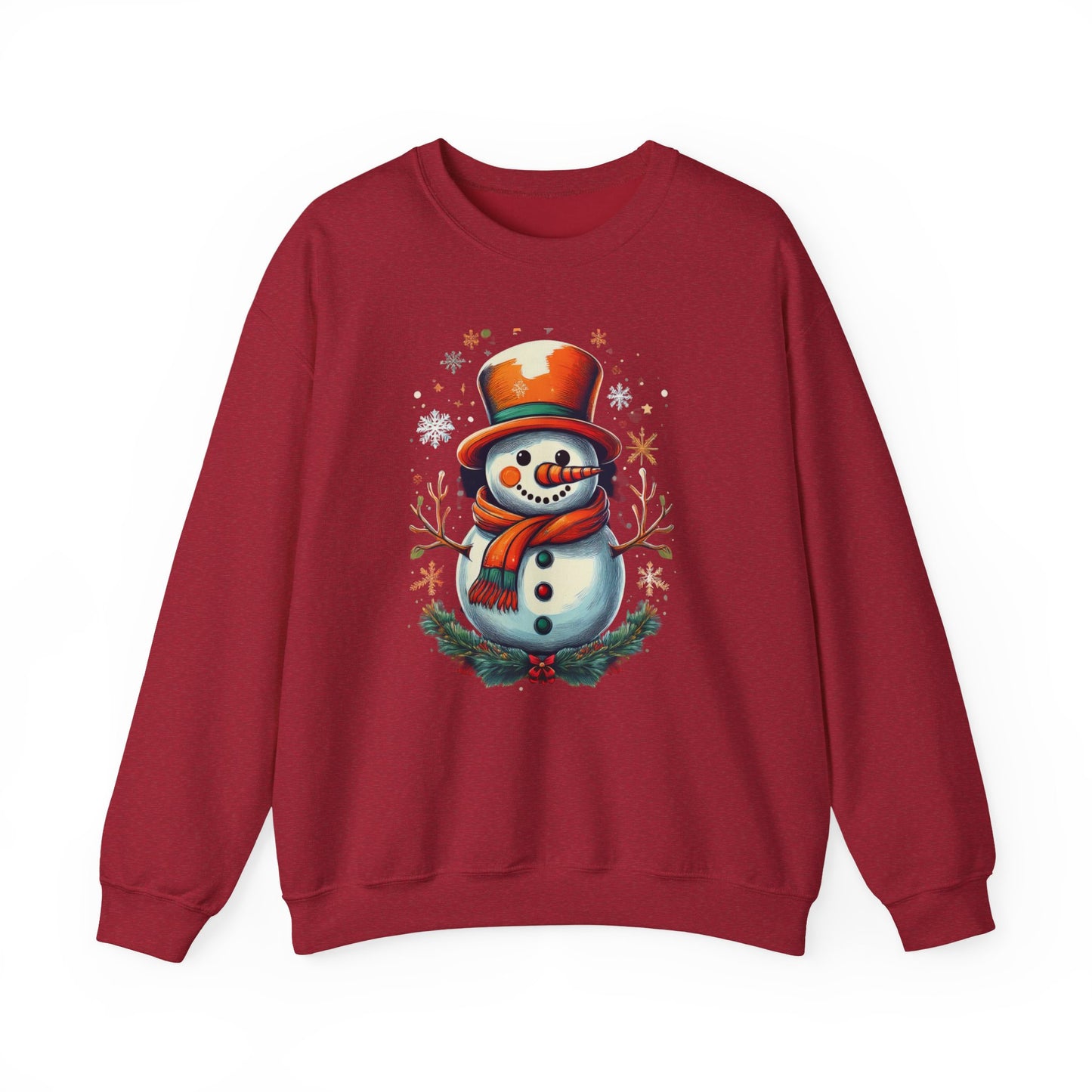 Cozy Snowman Unisex Sweatshirt