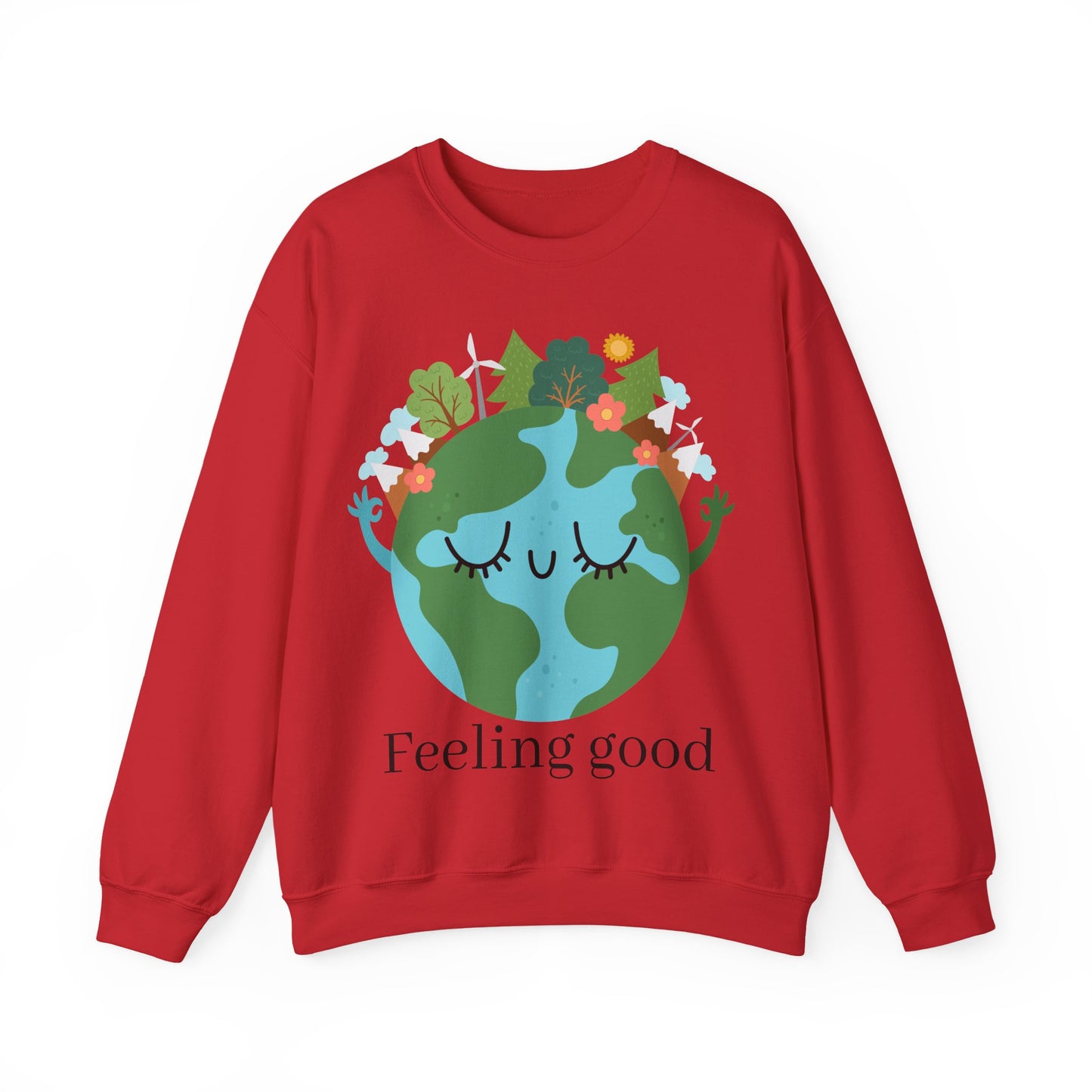 Eco-Friendly Cartoon Crewneck Sweatshirt