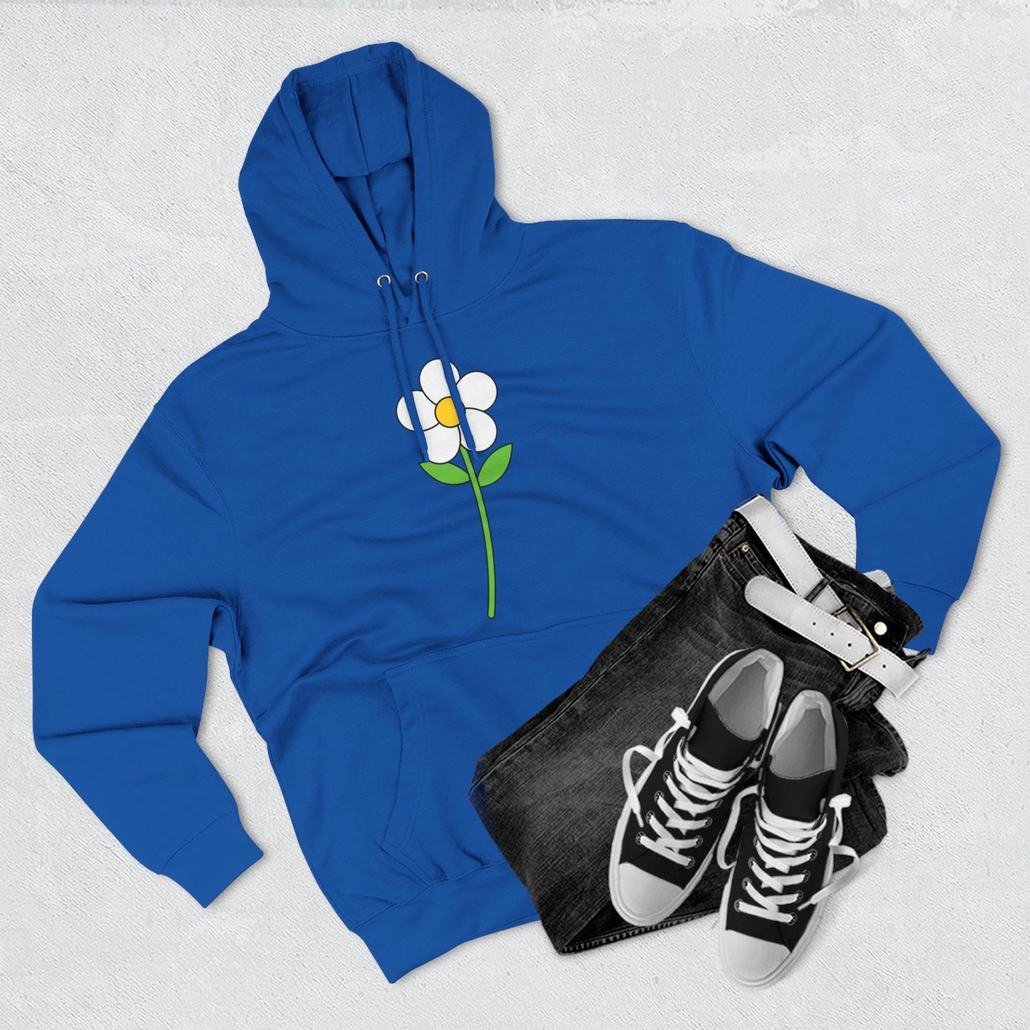 Cozy Floral Fleece Hoodie