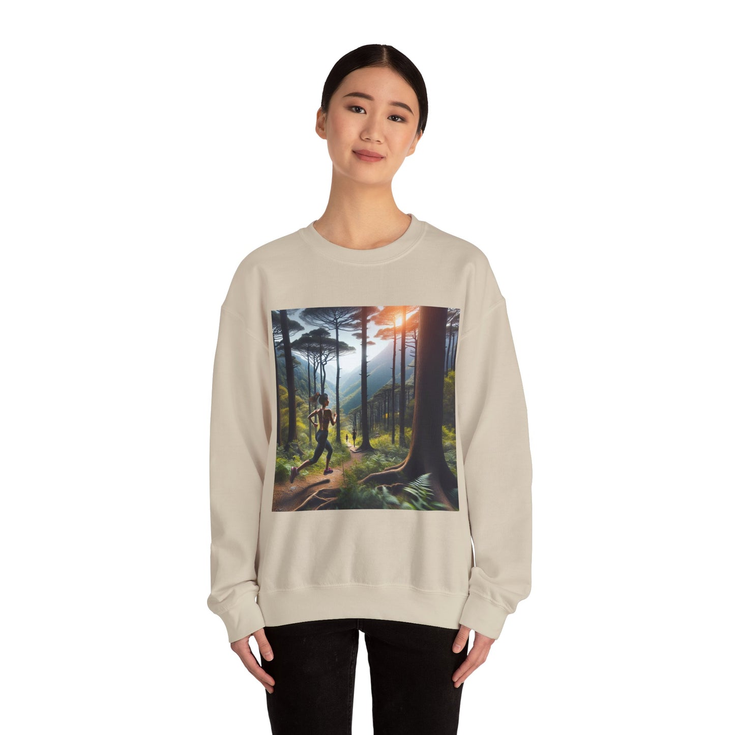 Nature-Inspired Unisex Crewneck Sweatshirt